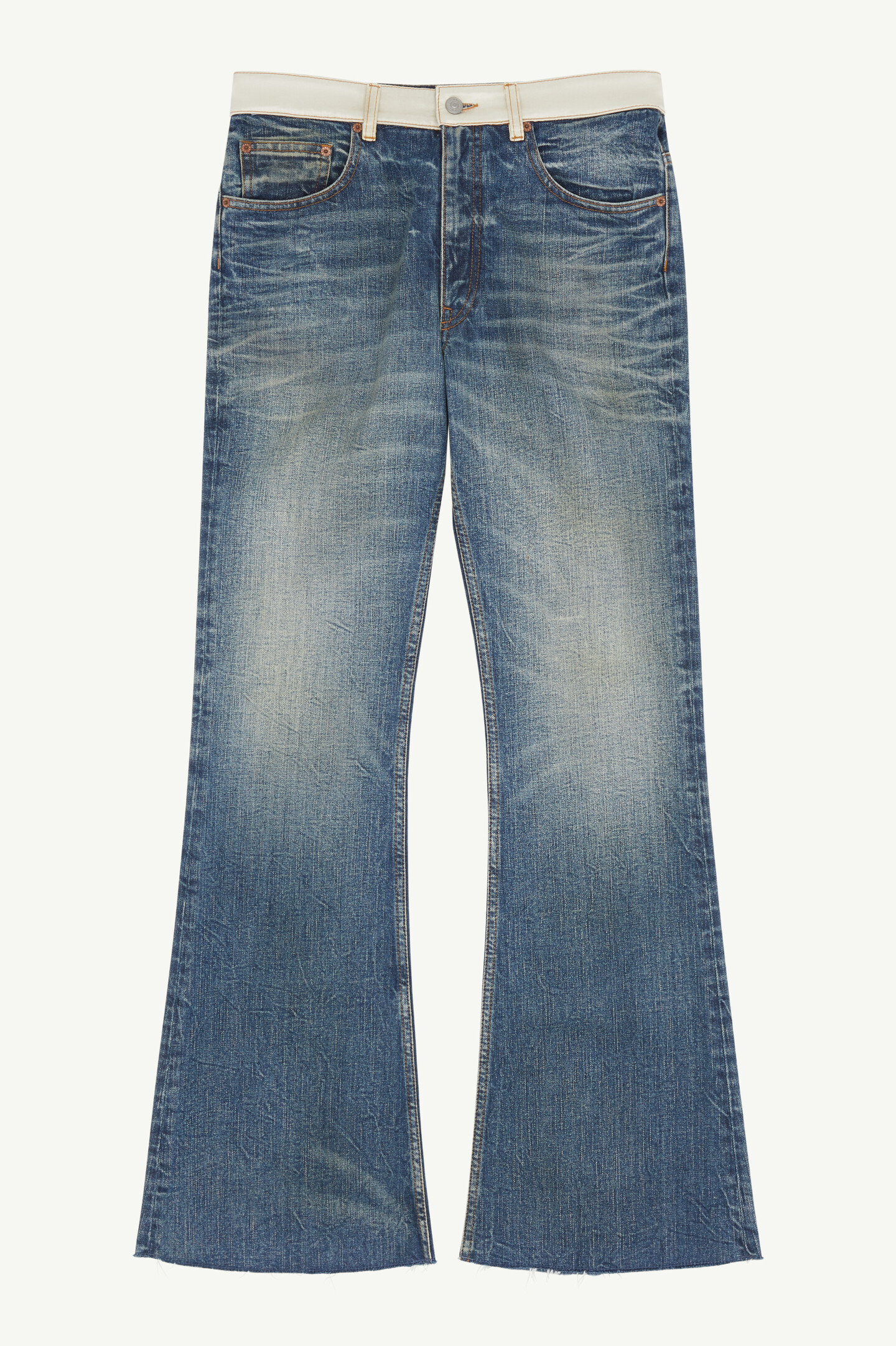 Blue Bootcut Jeans | MM6 Official