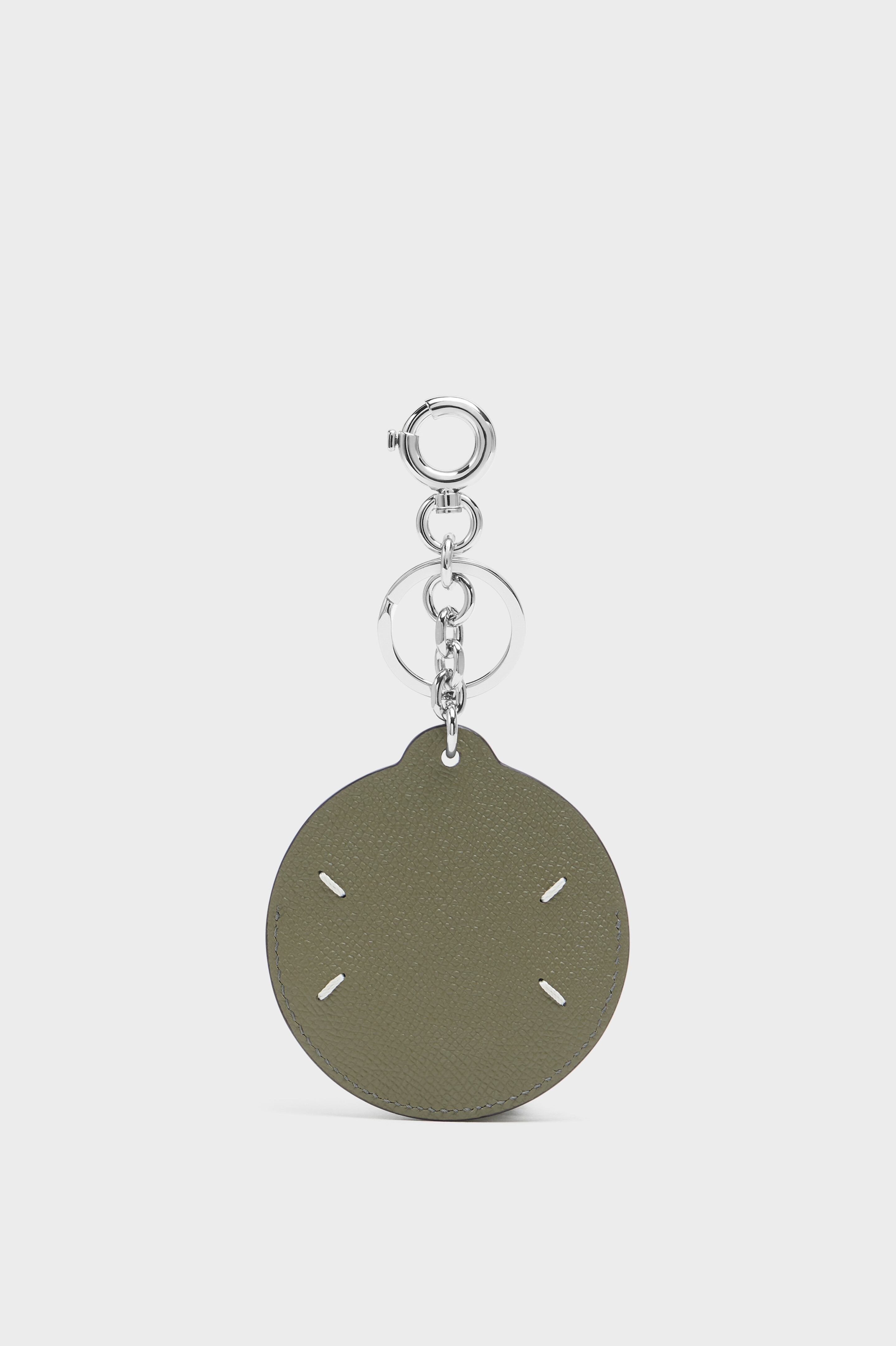 Yellow Leather Mirrored Keyring | Maison Margiela