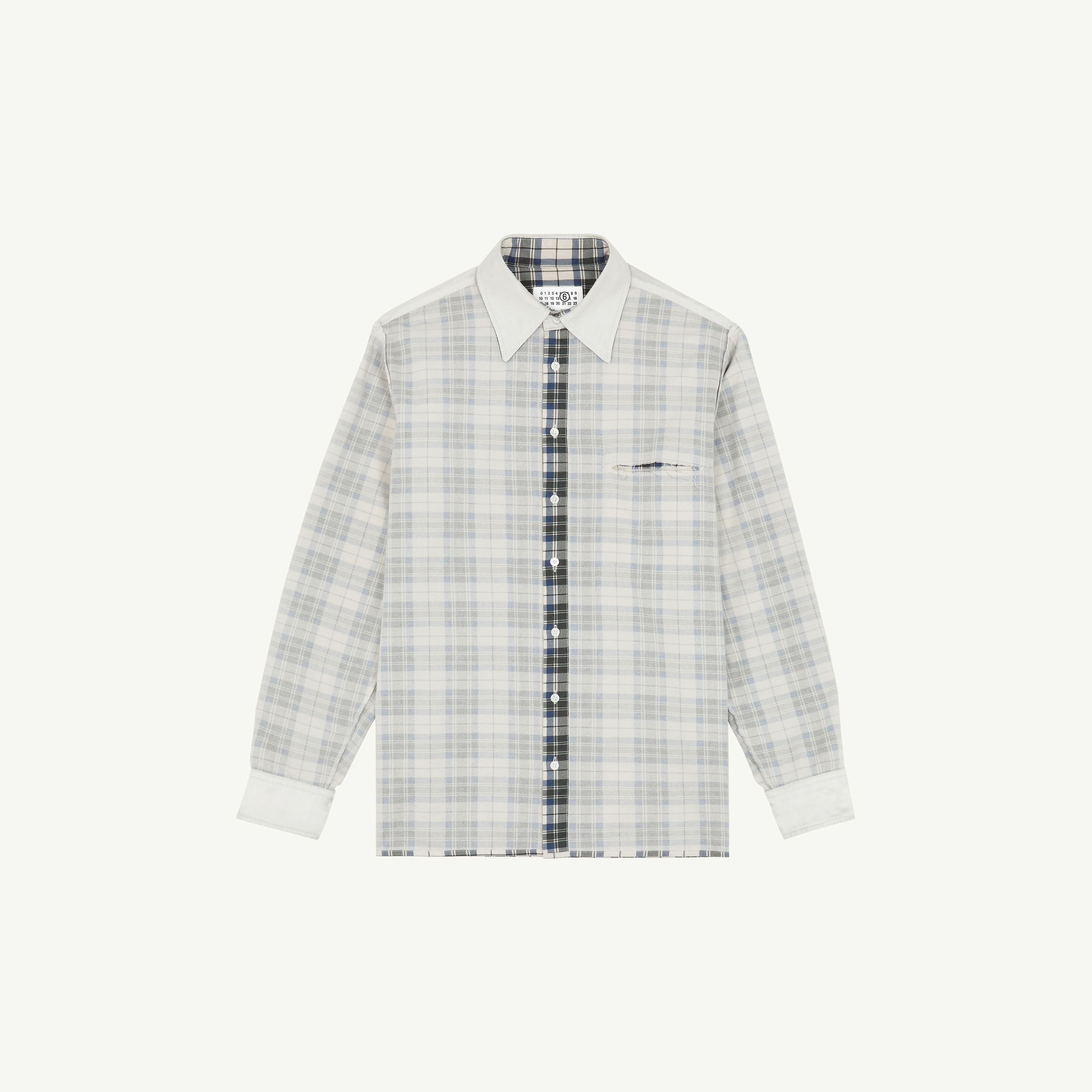 MM6 Maison Margiela グリーンチェックシャツ MM6 Maison Margiela（ｴﾑｴﾑｼｯｸｽ ﾒｿﾞﾝ ﾏﾙｼﾞｪﾗ）の「＜MM6 Maison