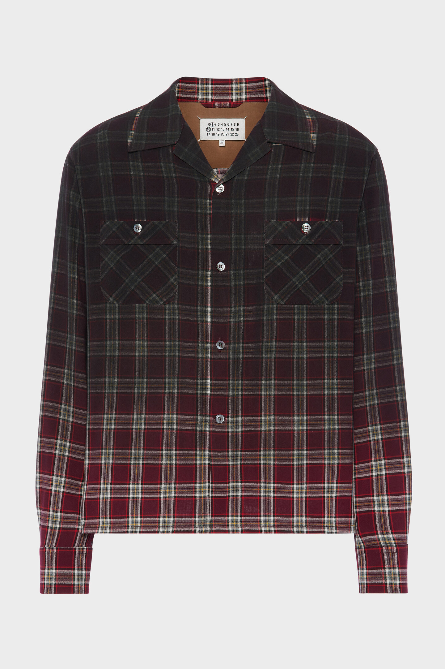 Gradient check shirt