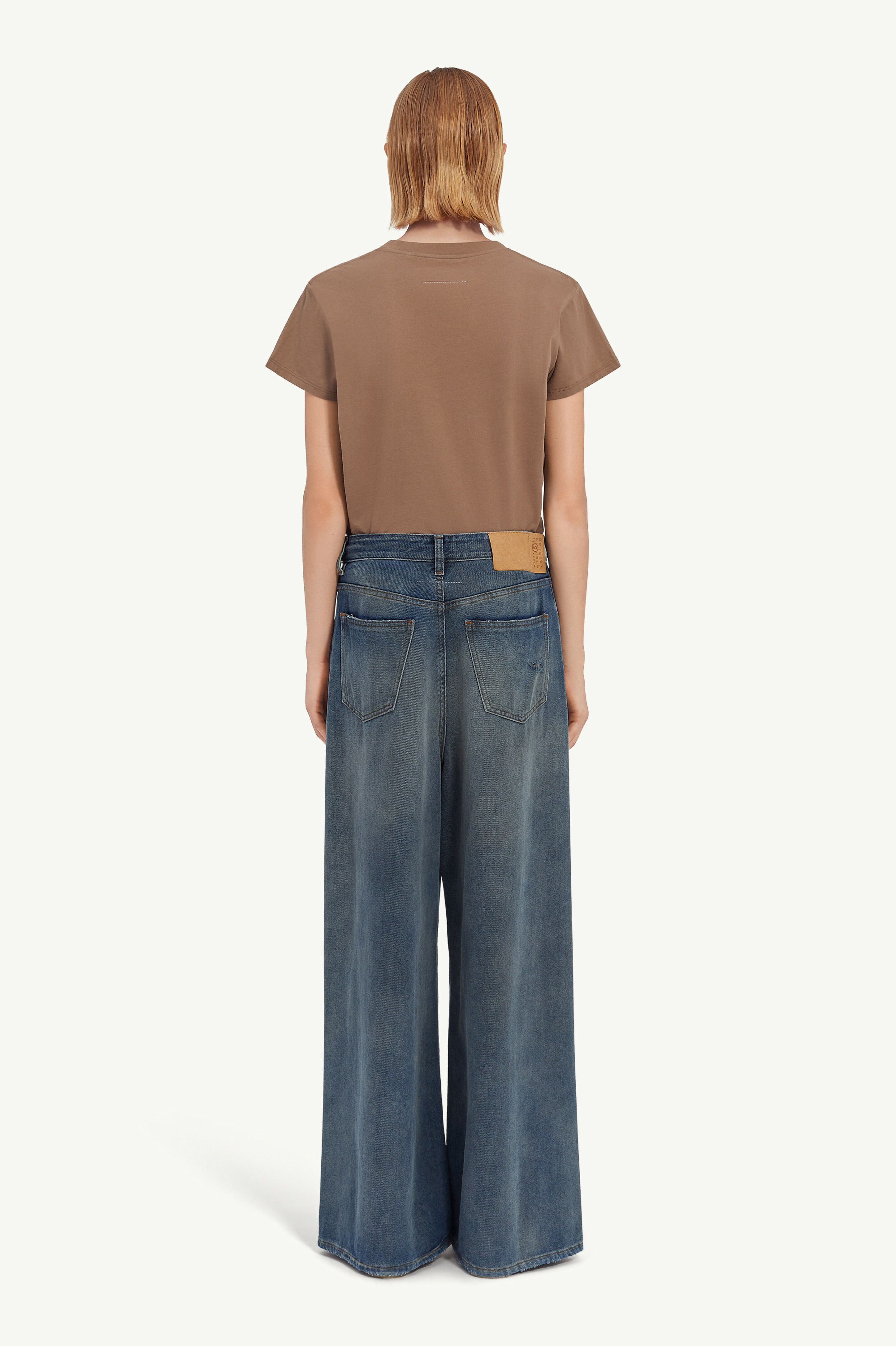 Blue Drawstring Wide-leg Jeans | Maison Margiela