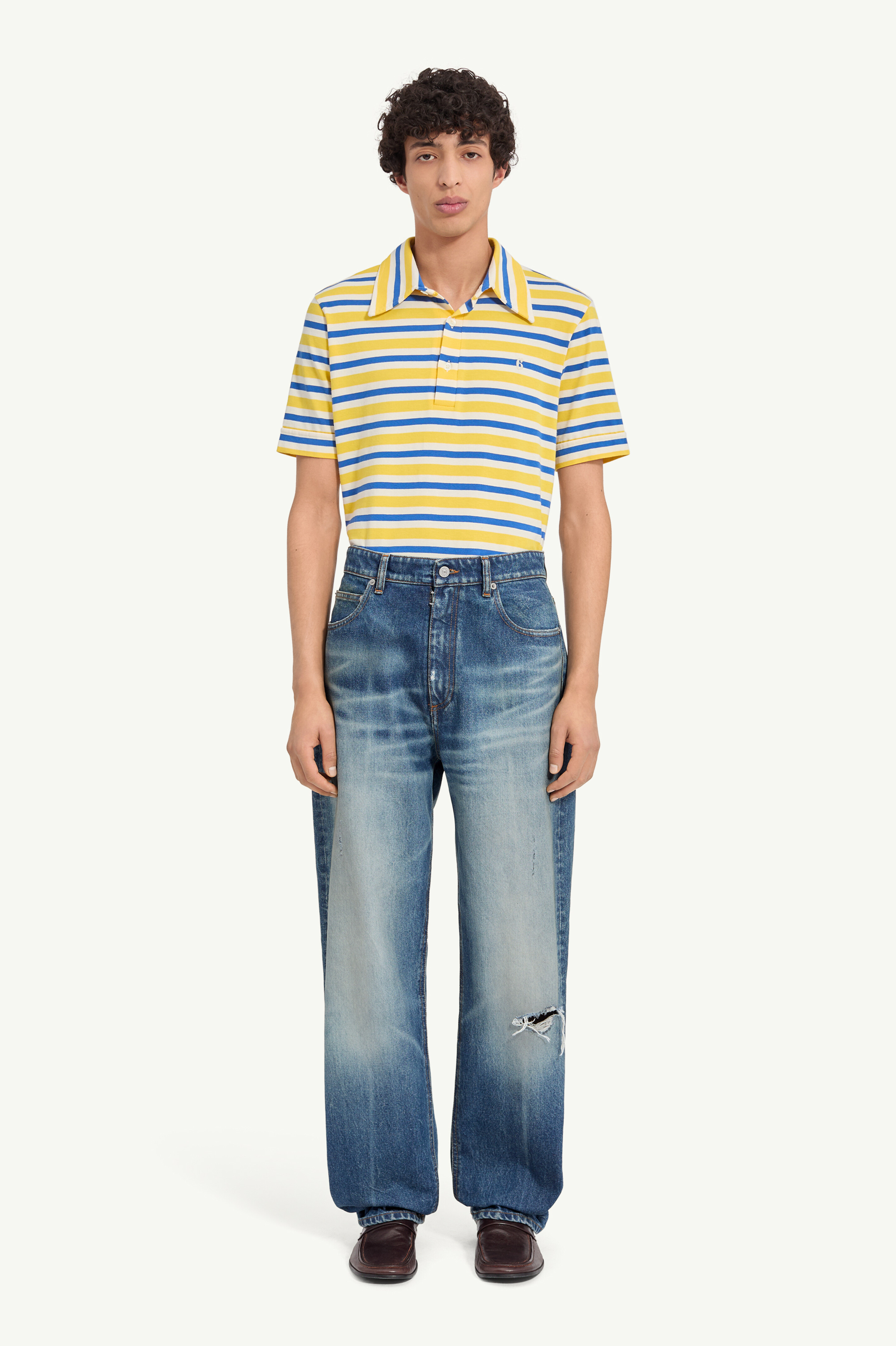 Straight-leg jeans
