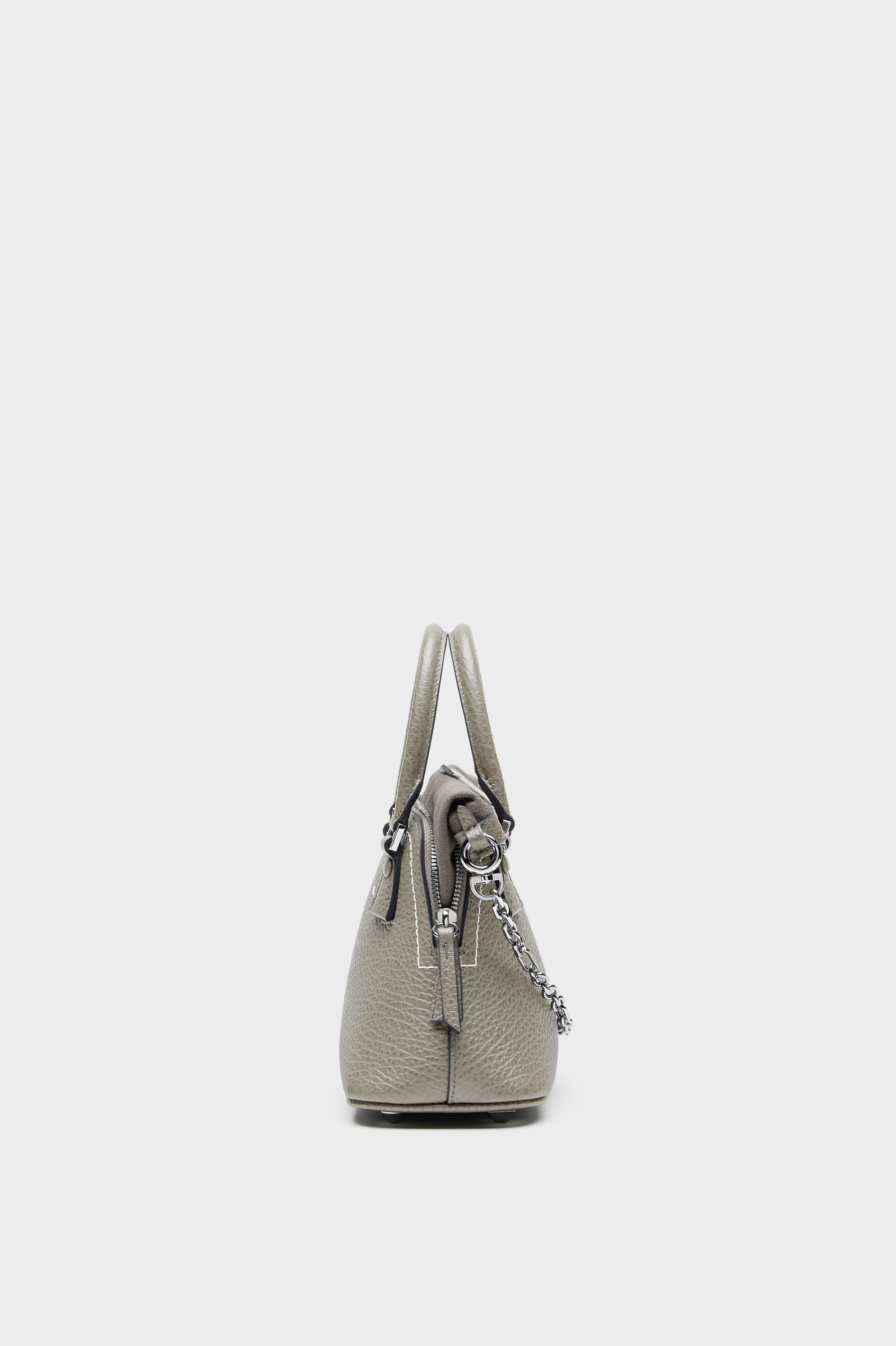 ハナヲ☺︎Maison Margiela 5ac マイクロ グレー Gray Leather 5AC Classique Mini Shoulder Bag