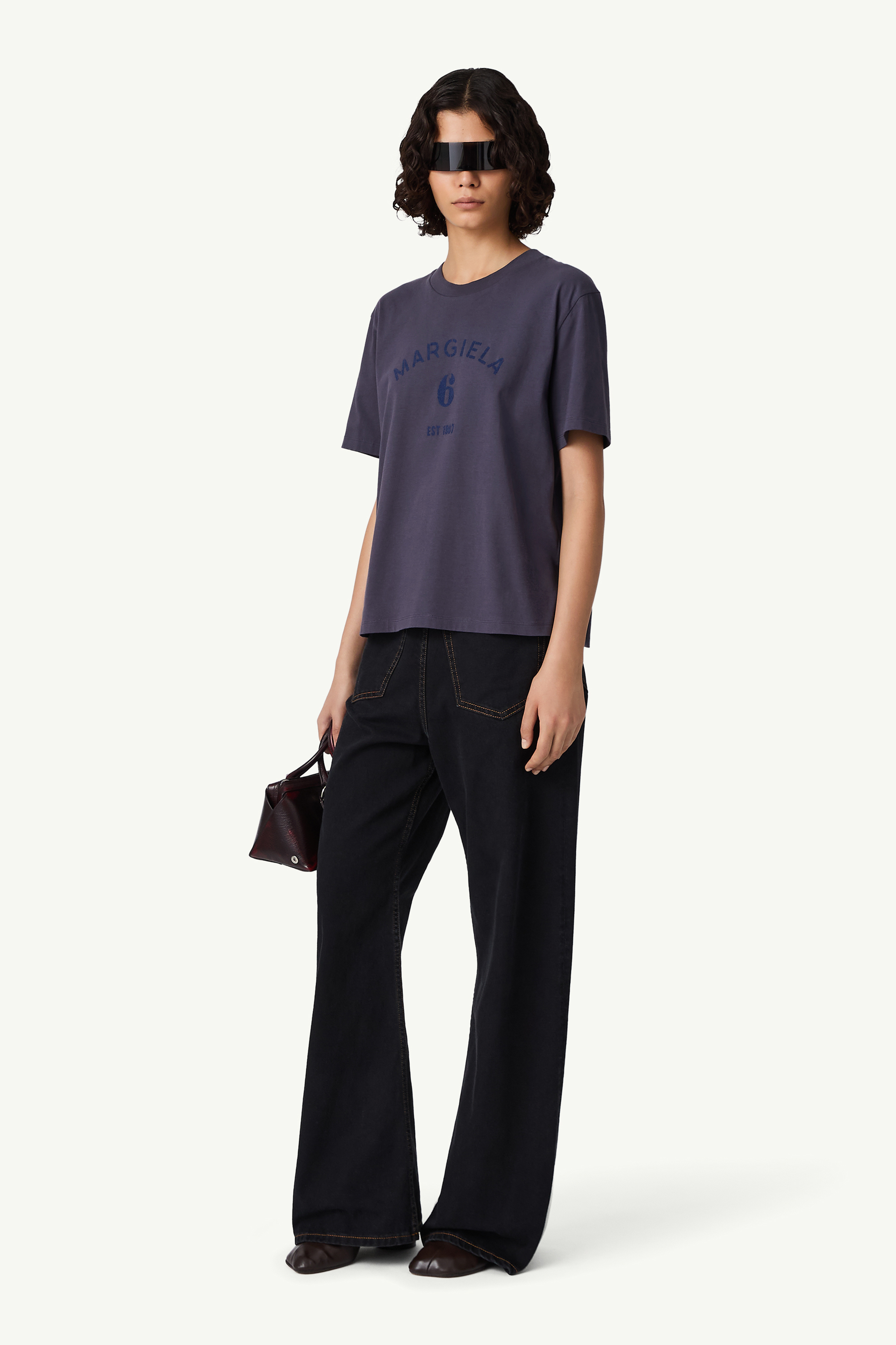 Blue Mannequin print t-shirt | MM6 Official