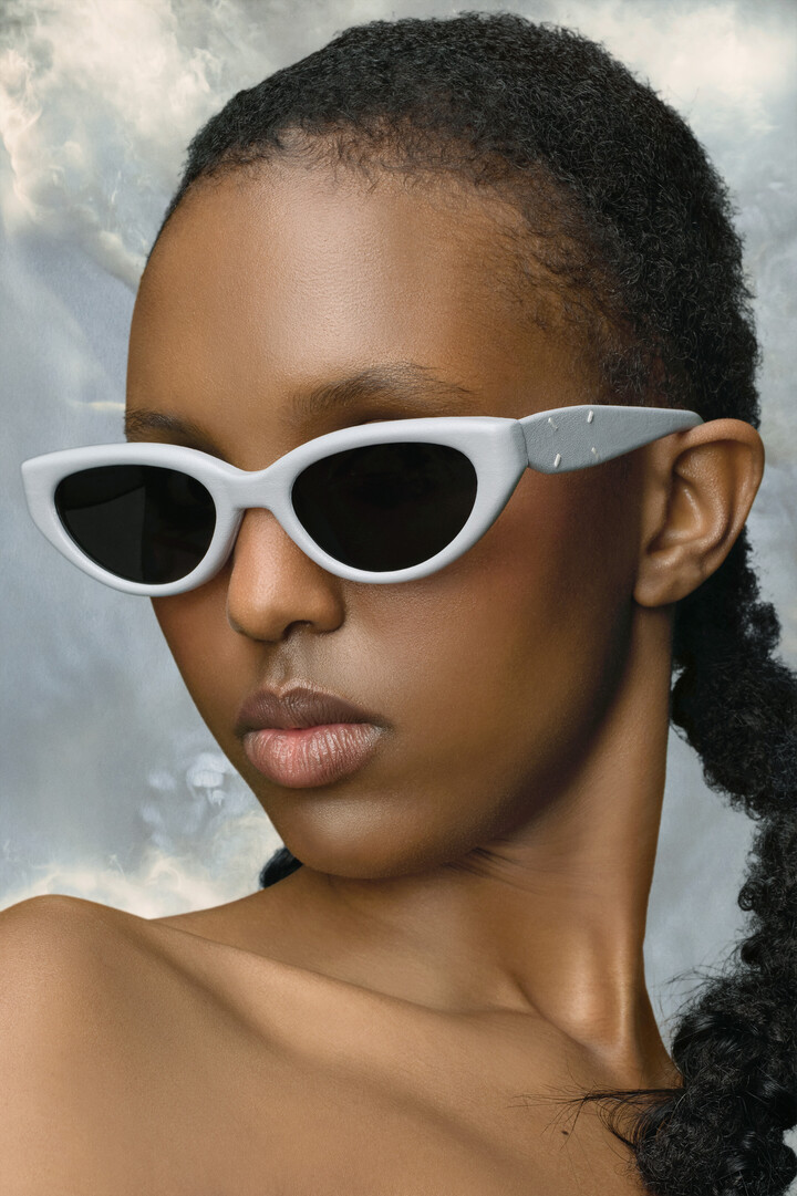 Blue MM X Gentle Monster MM108 LEATHER | Maison Margiela Official