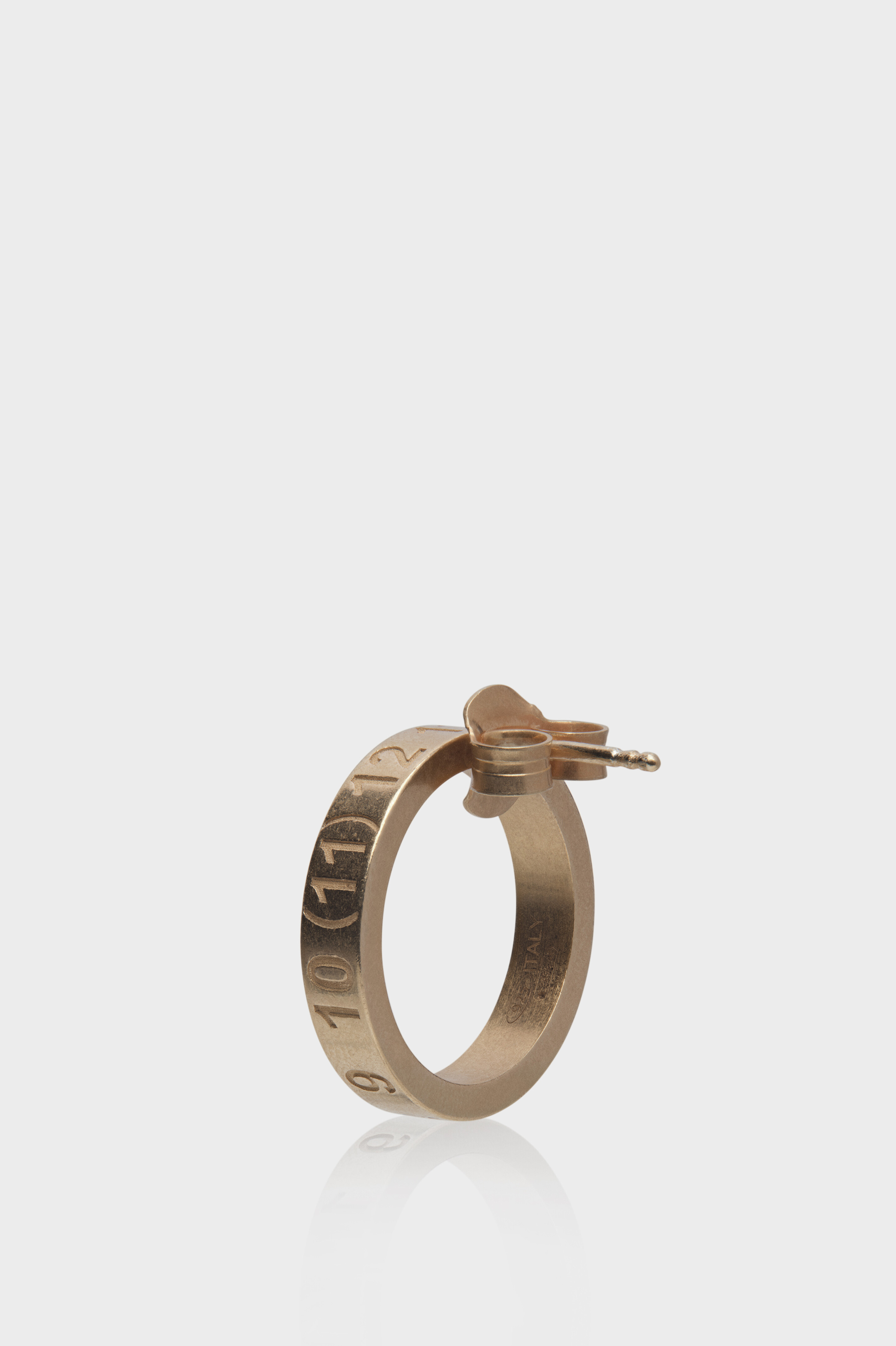 シルバーフープナンバーピアス | Maison Margiela