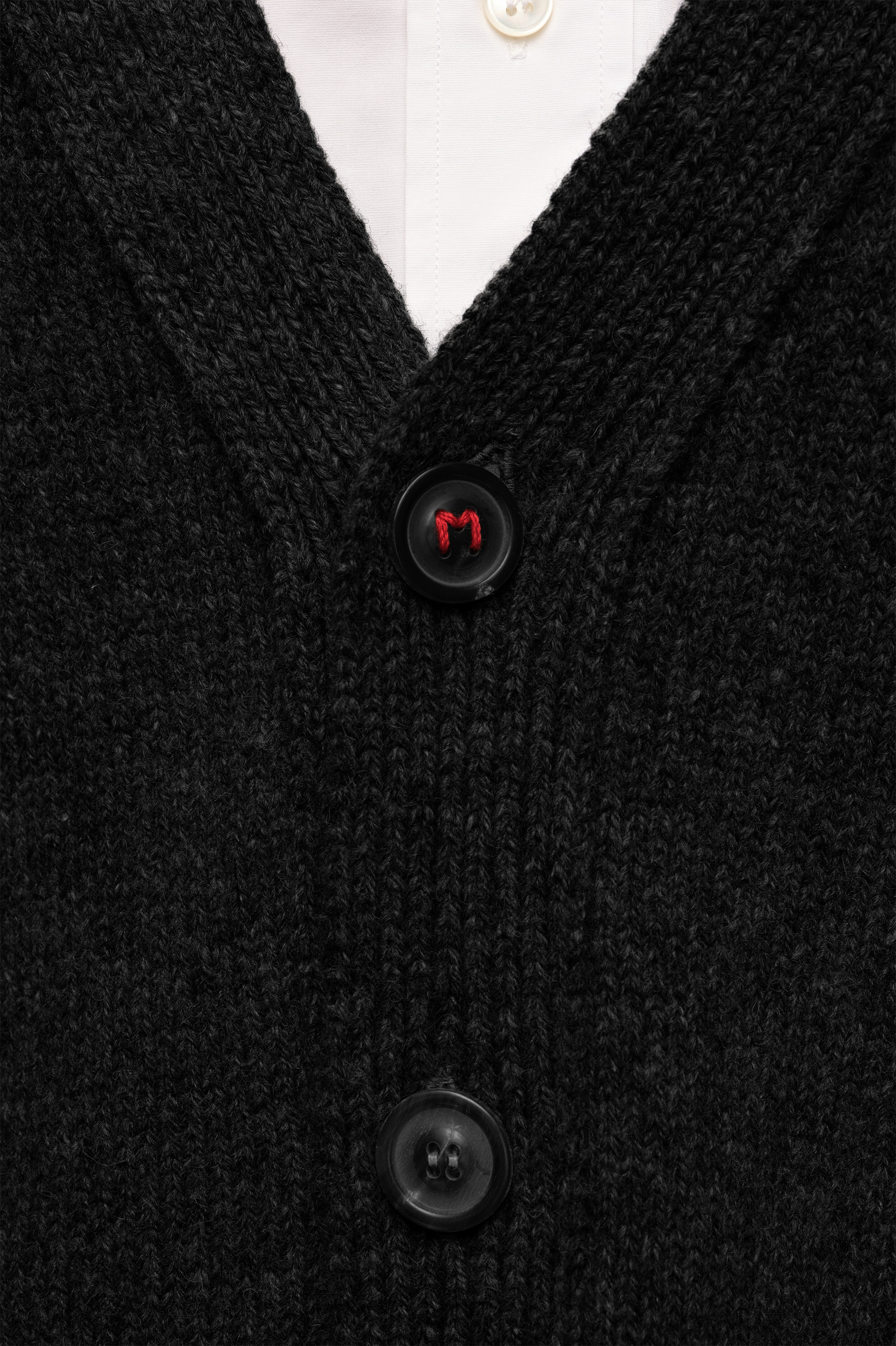 エルボーパッチカーディガン