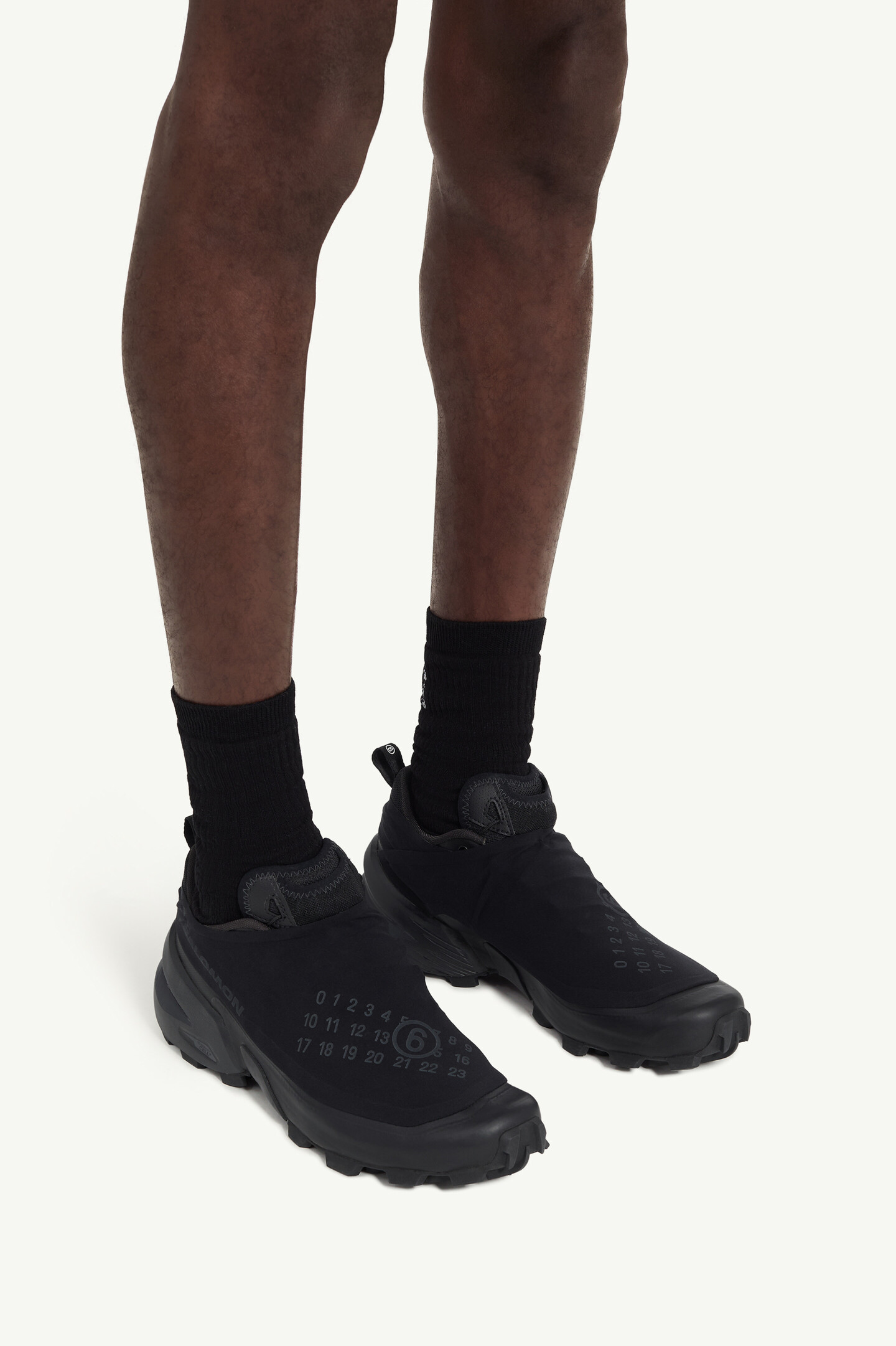 Black MM6 x Salomon Cross Dust sneaker | MM6 Official