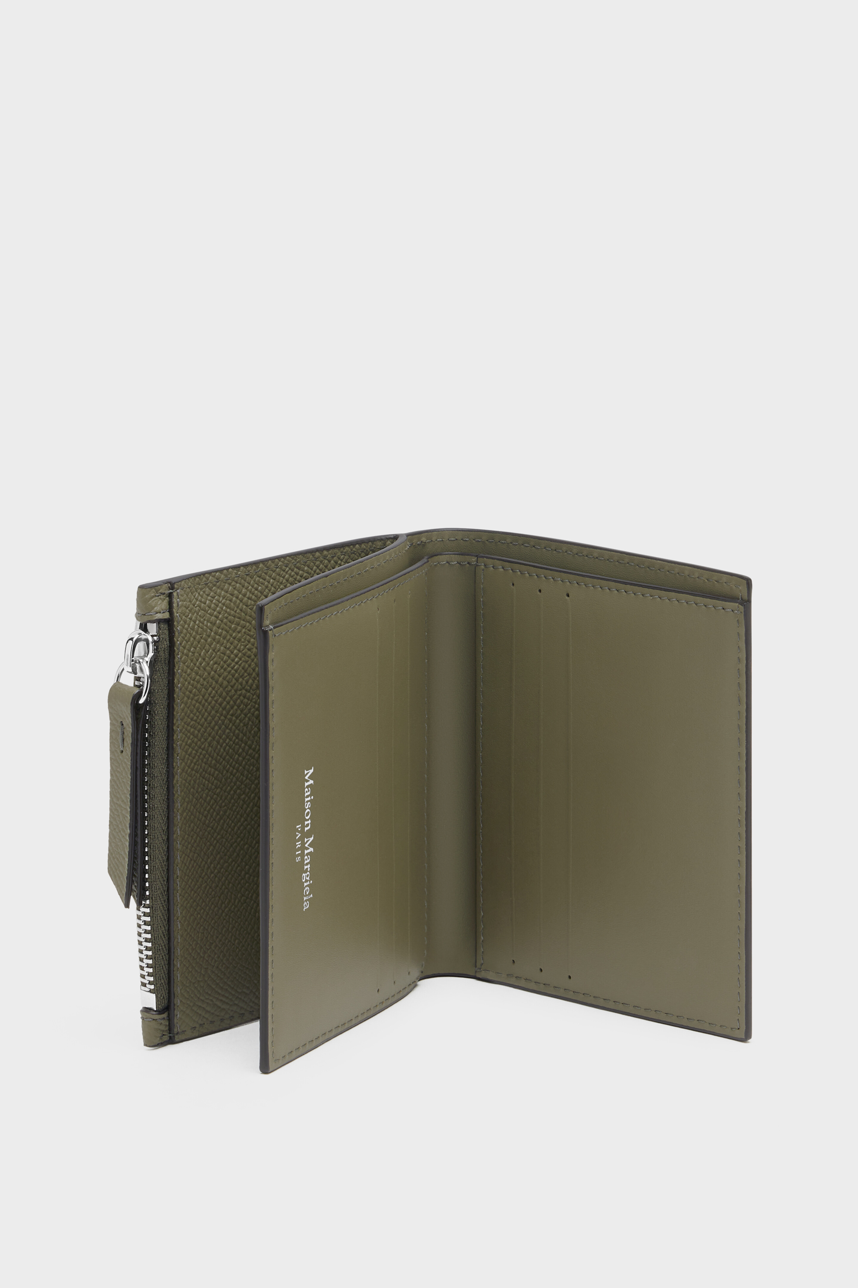 Yellow 100% Leather Four Stitches Wallet | Maison Margiela