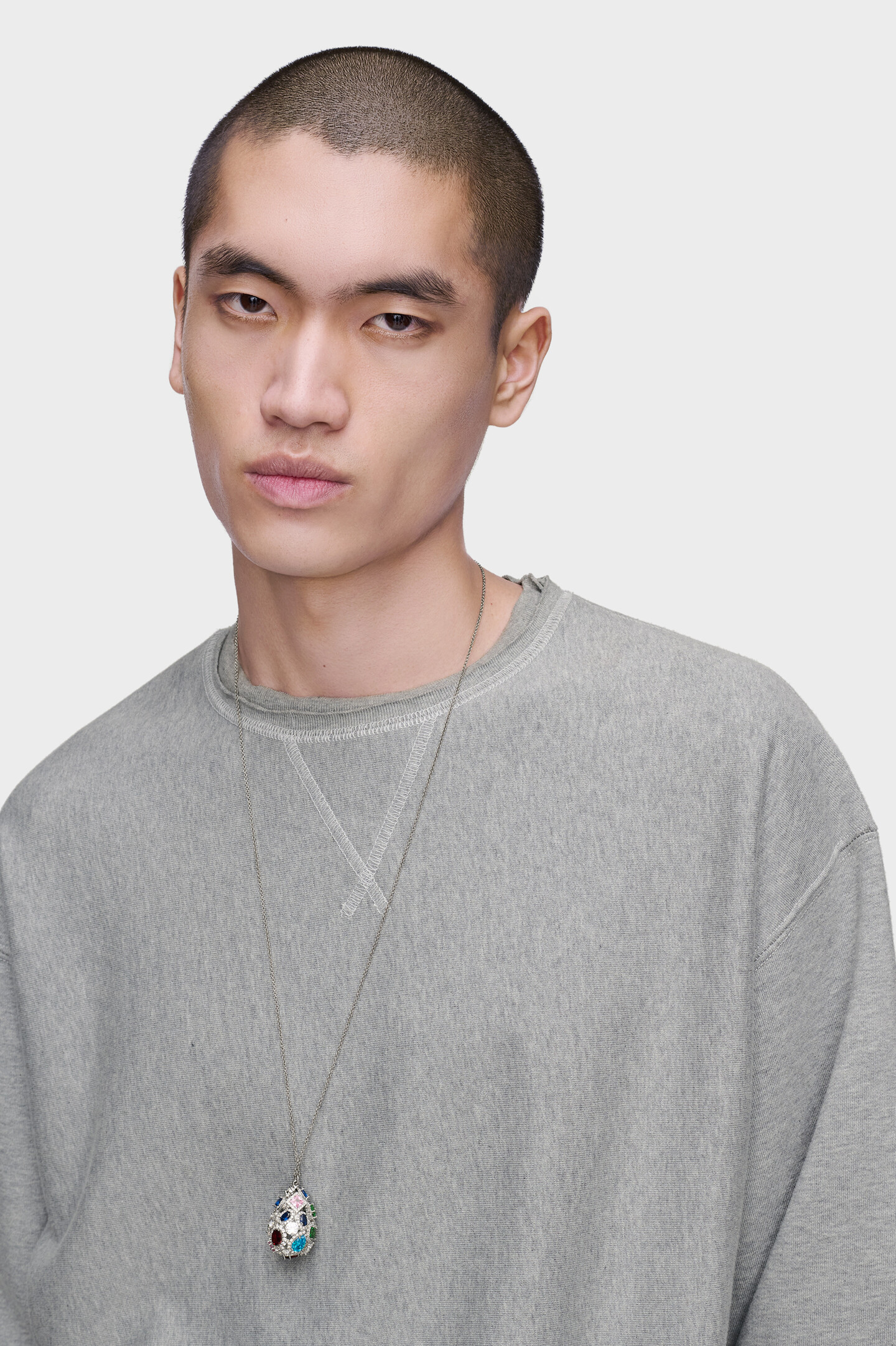 レア Maison Margiela】ドロップモチーフ ネックレス 幾何学模様 