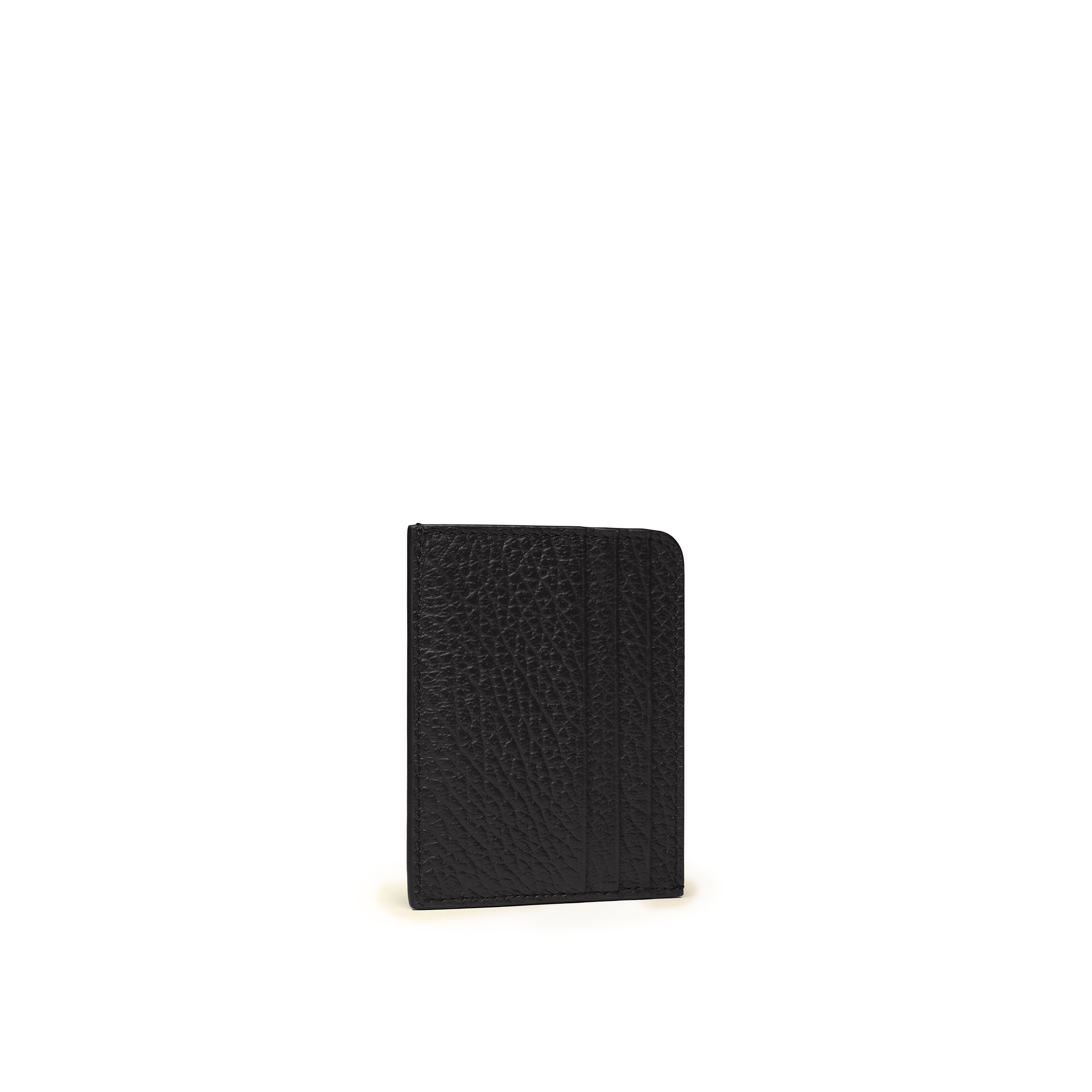 Black Embossed Leather Cardholder | Maison Margiela