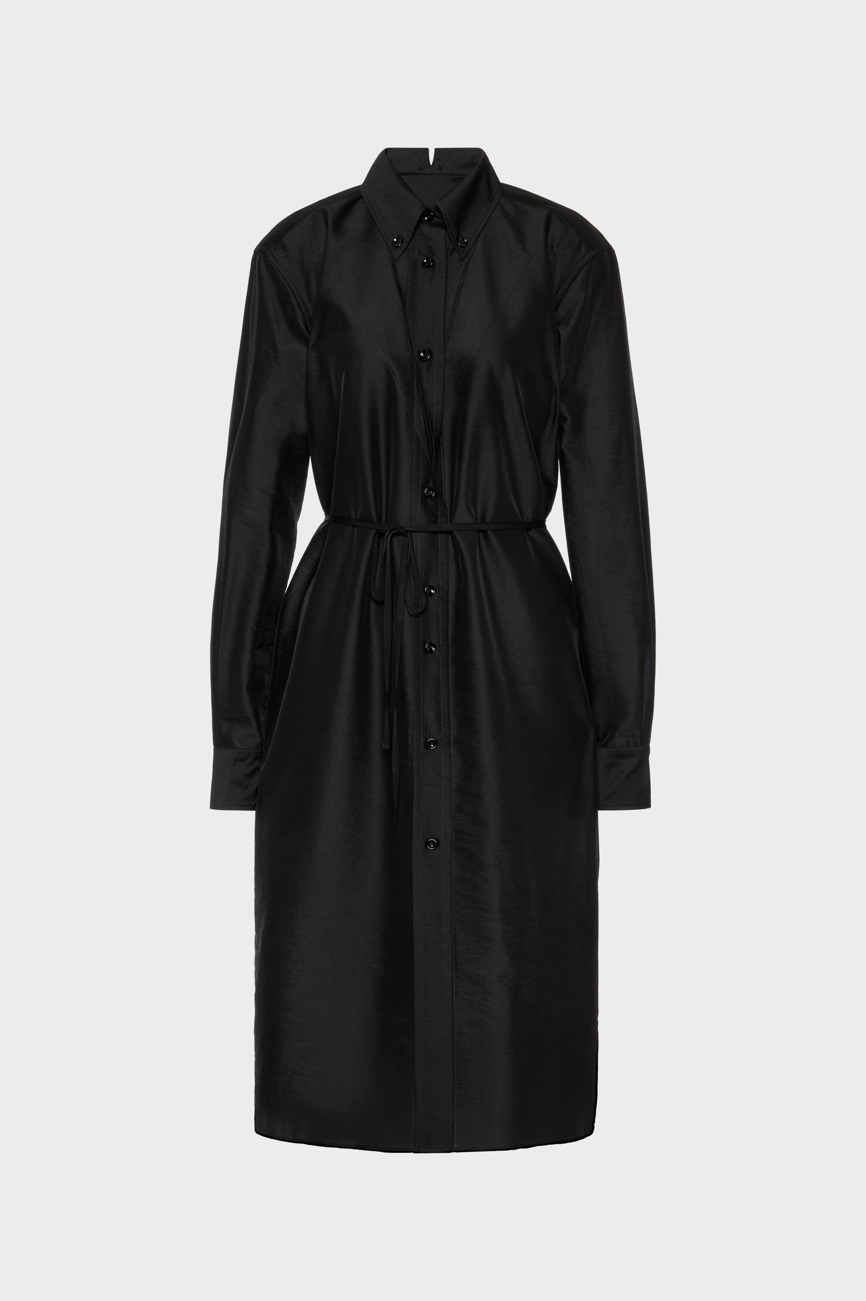 Maison Margiela バージンウール ミディシャツドレス