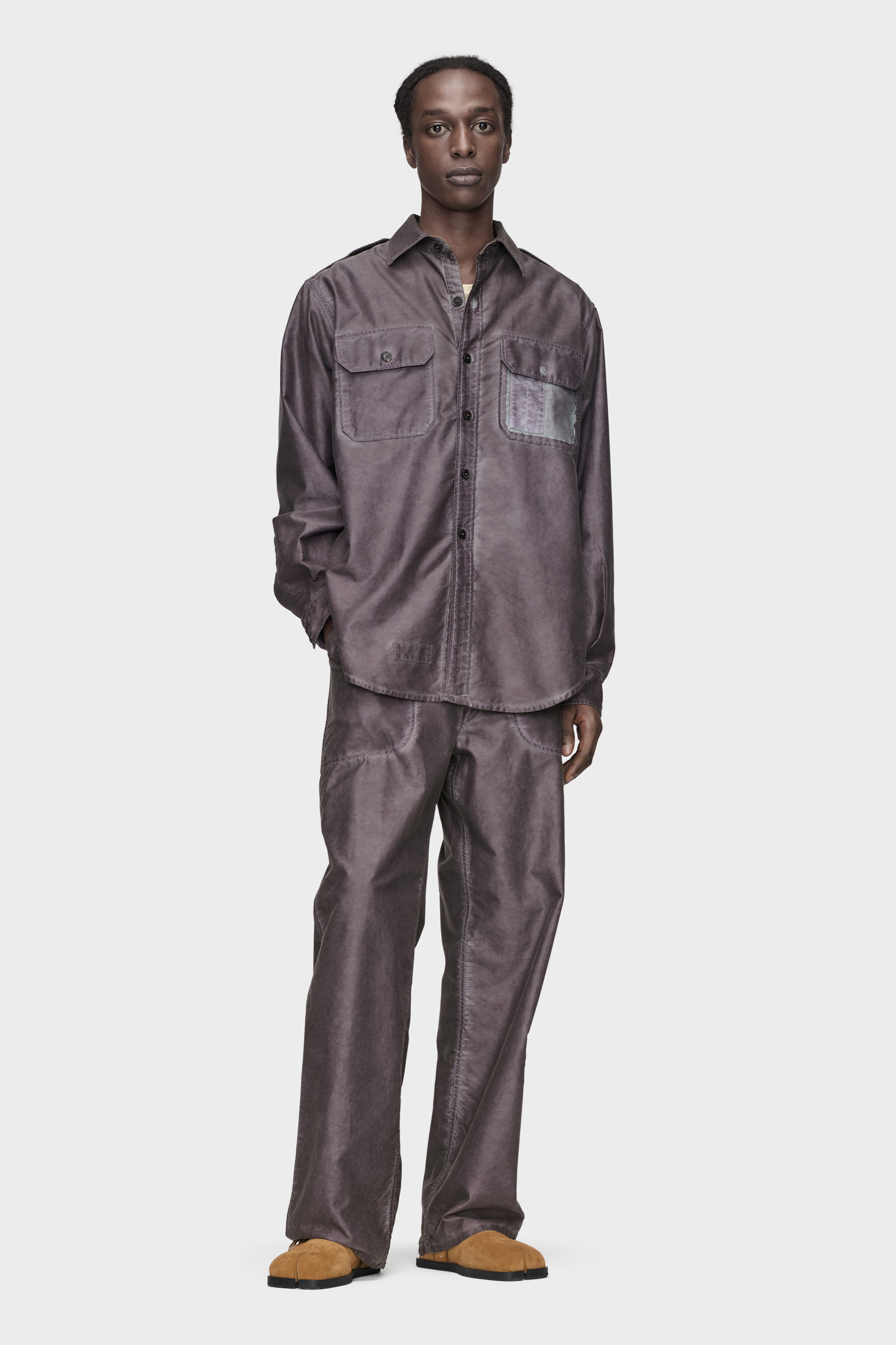 BLEACHED POCKET SHIRT