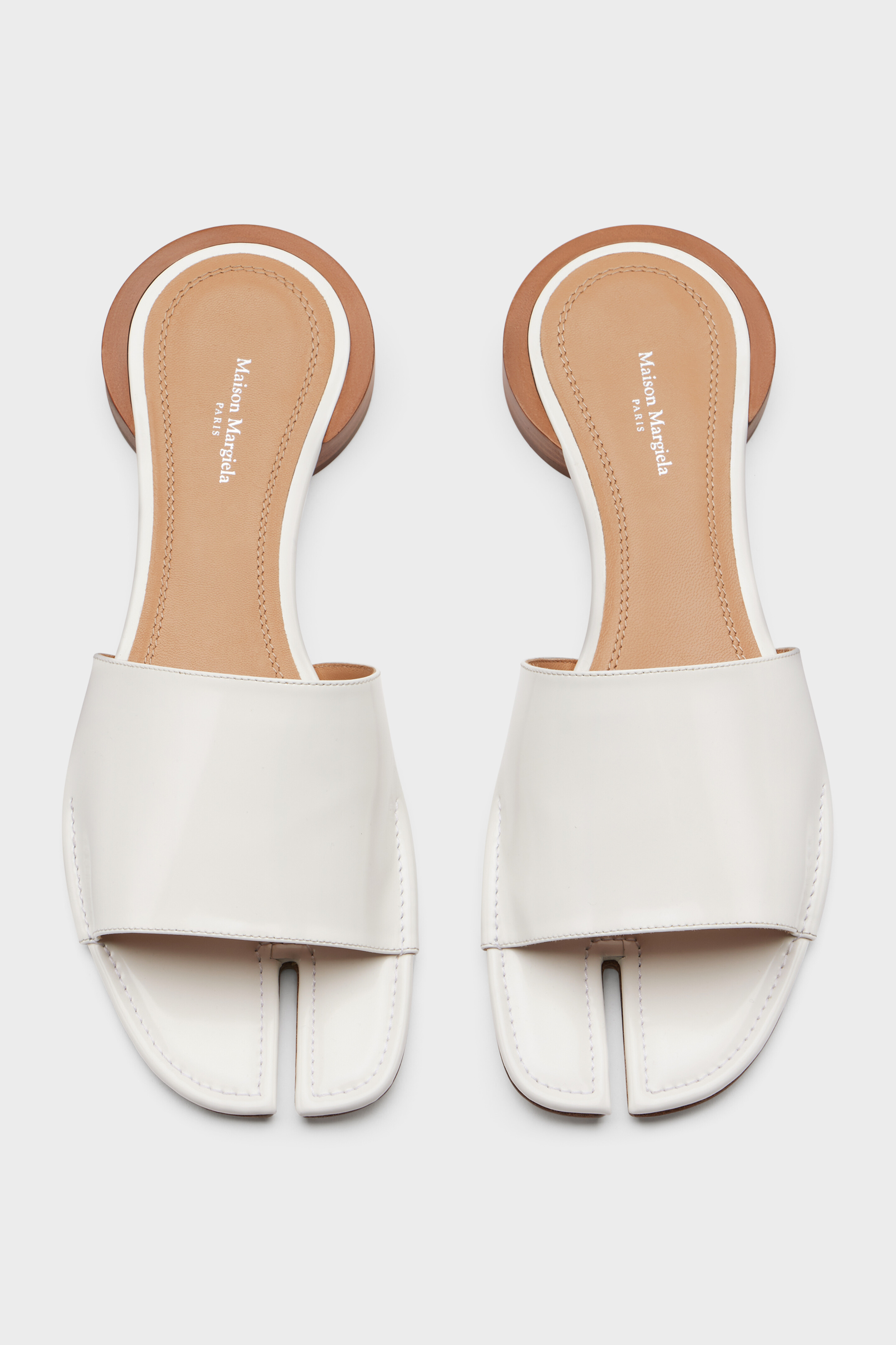 きゃべつ✨マルタンマルジェラ✨tabiミュール38サイズ ☆MAISON MARGIELA TABI HEEL MULES ロー ミュール (Maison Margiela