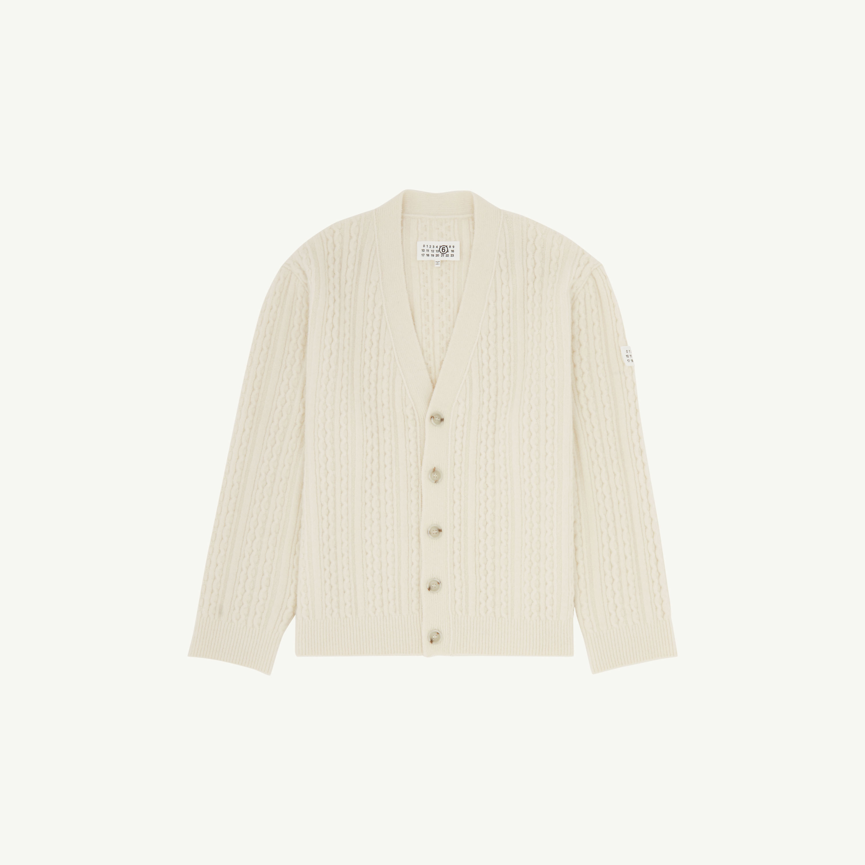 Maison Margiela 17aw ケーブルニットカーディガン Maison Margiela 17aw ケーブルニットカーディガン