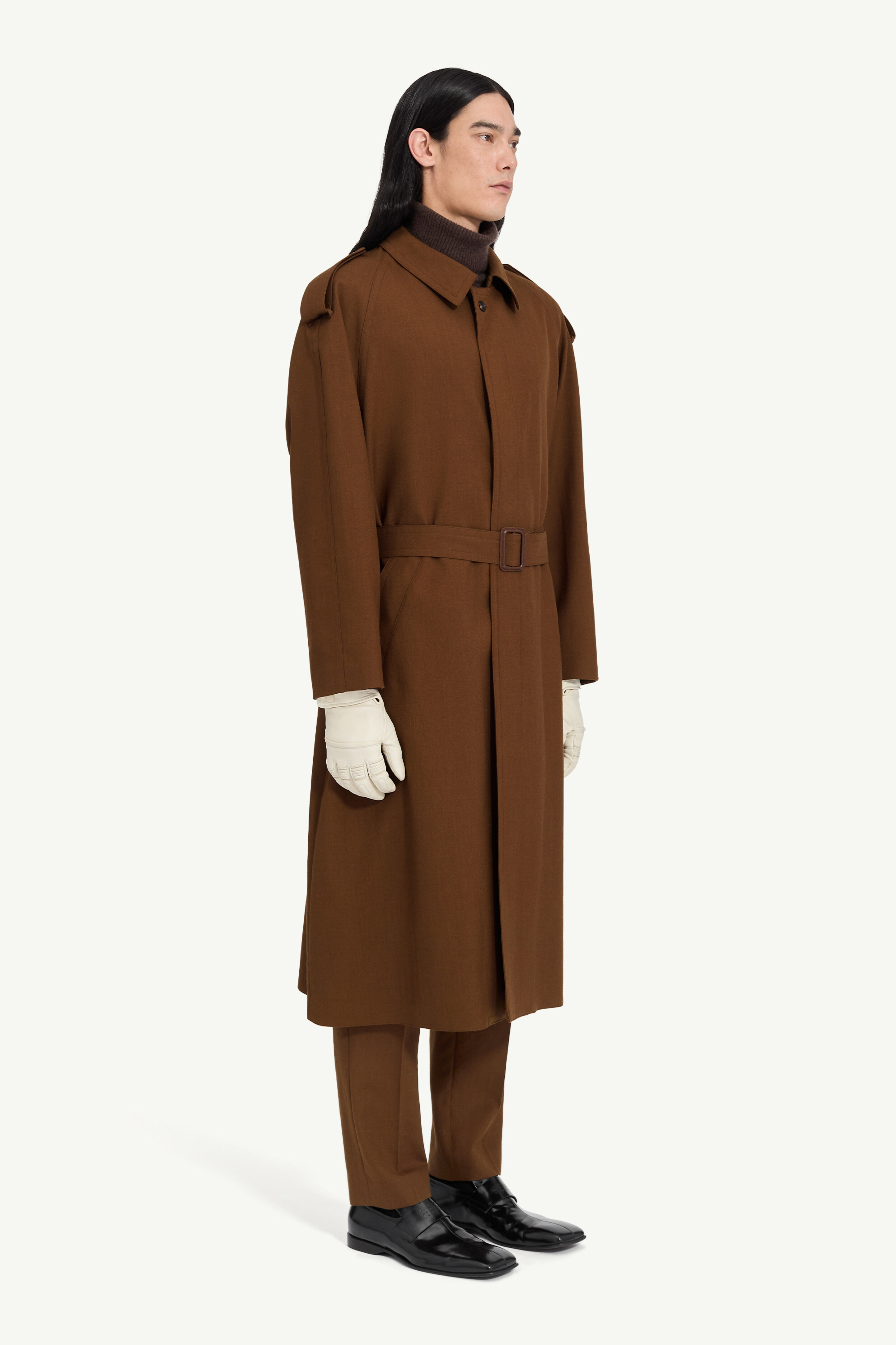 Men's Pure Wool Trench Coat | MM6