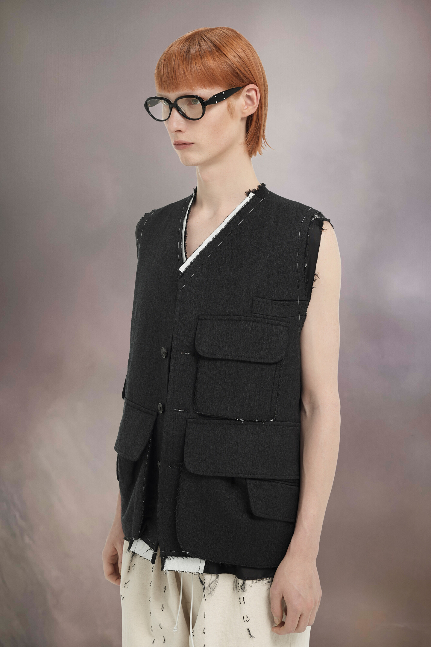 Black Aviator Glasses | Maison Margiela x Gentle Monster​