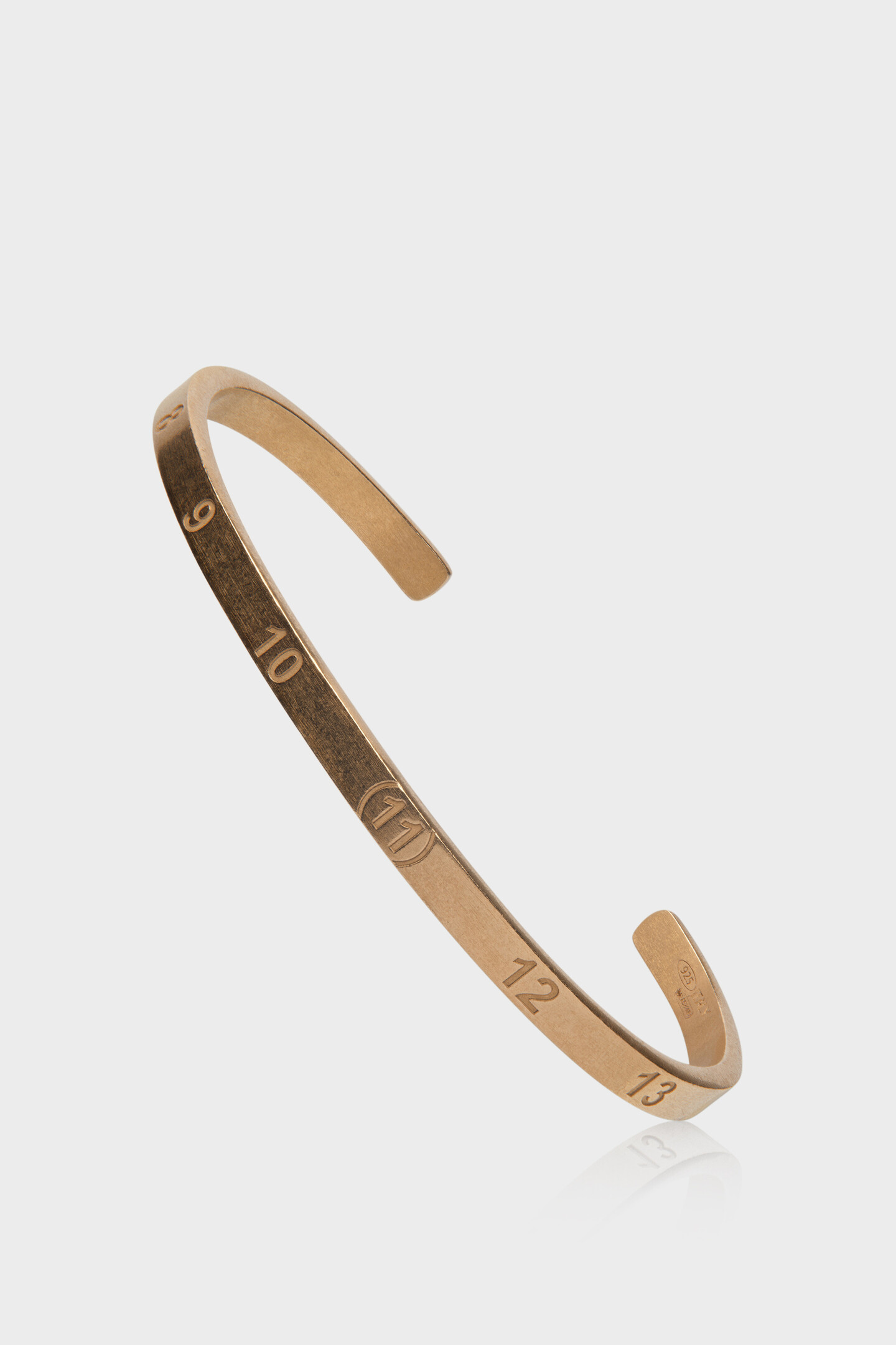 シルバーカフブレスレット：ナンバーカフ | Maison Margiela