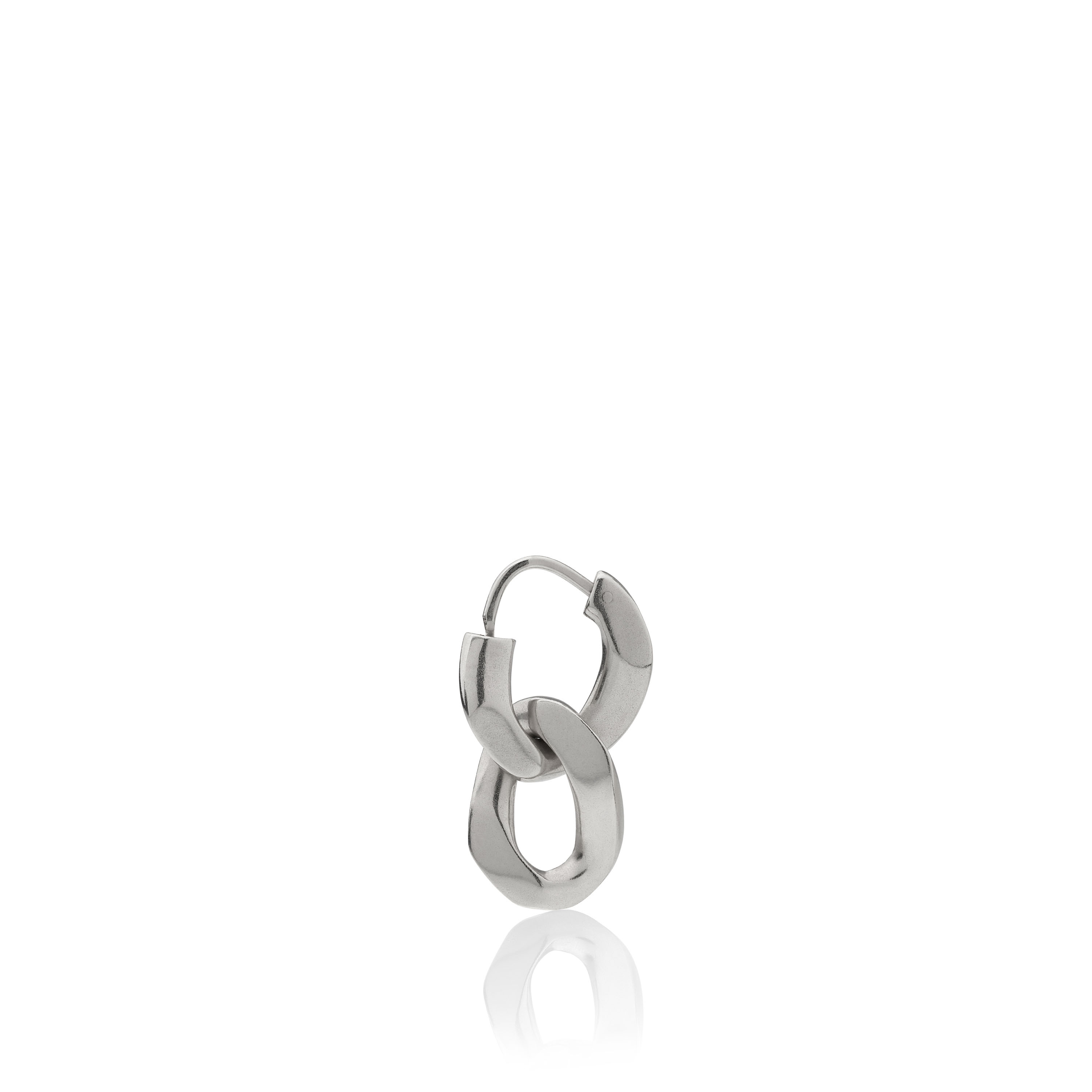 Maison Margiela マルジェラ　マイヨンピアスダブルフープリング片耳 Maison Margiela マルジェラ マイヨンピアスダブルフープリング