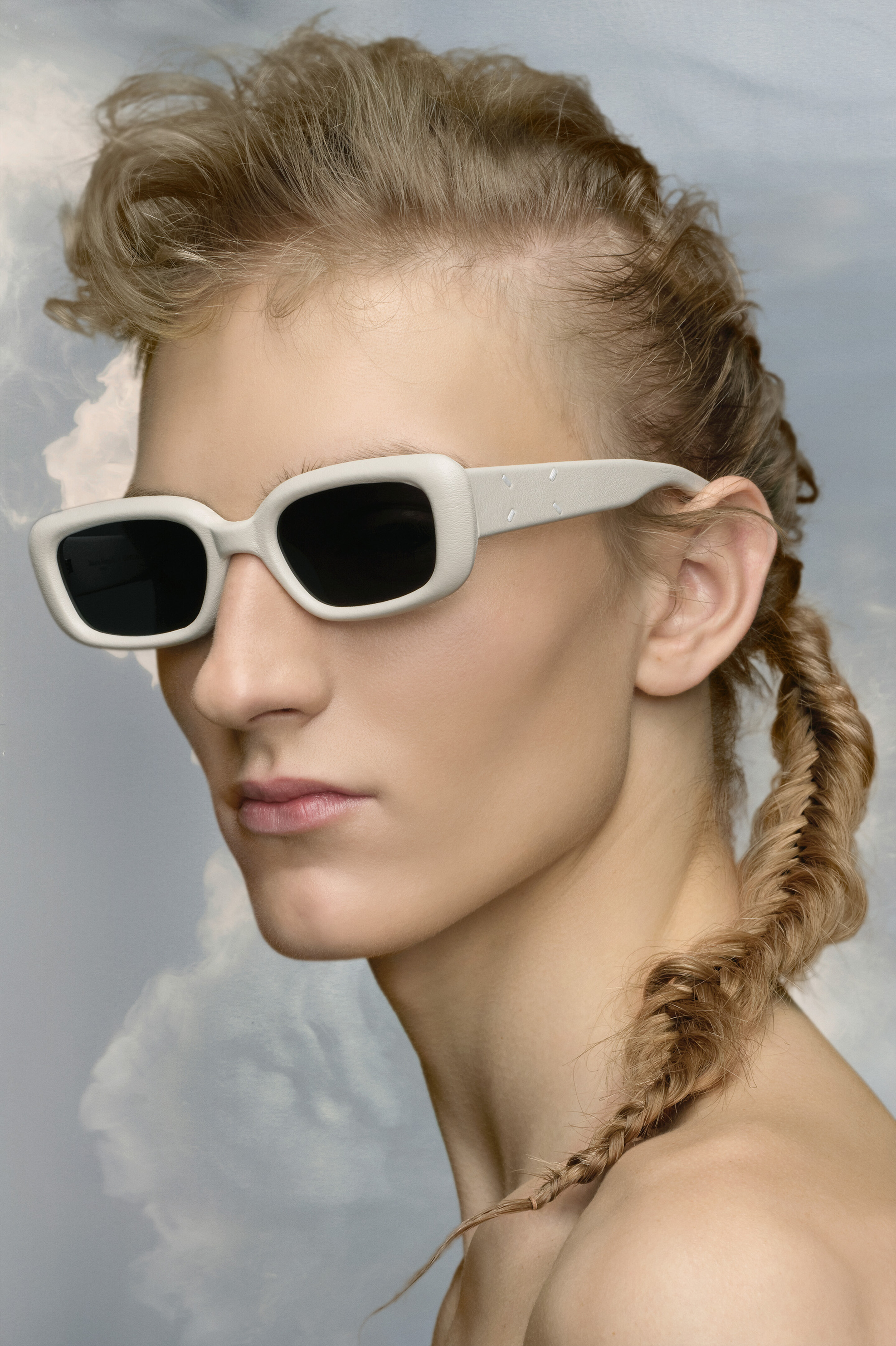 Ivory MM X Gentle Monster MM106 LEATHER | Maison Margiela Official