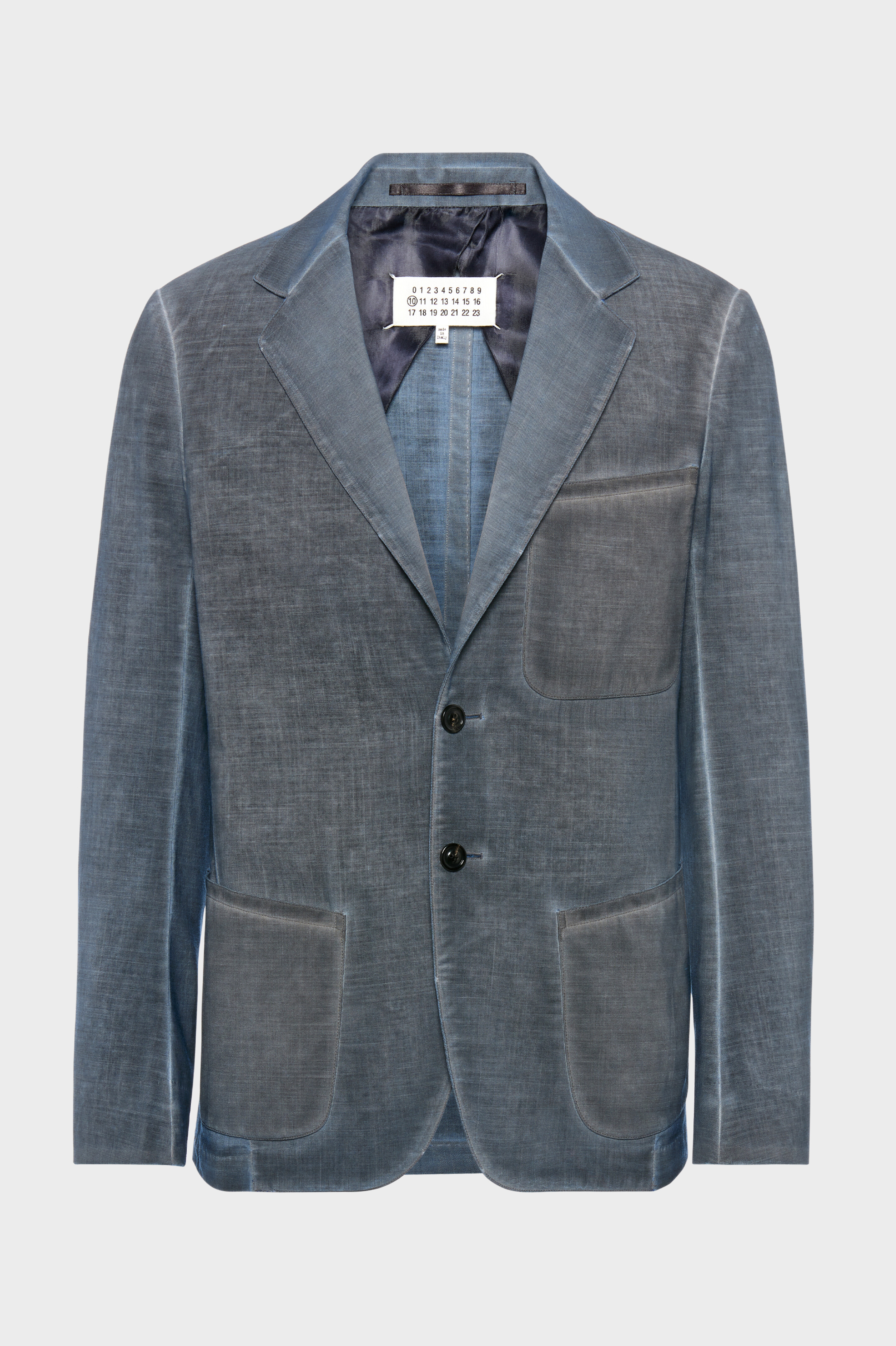 Blue Double-Dyed Wool Blazer | Maison Margiela Official