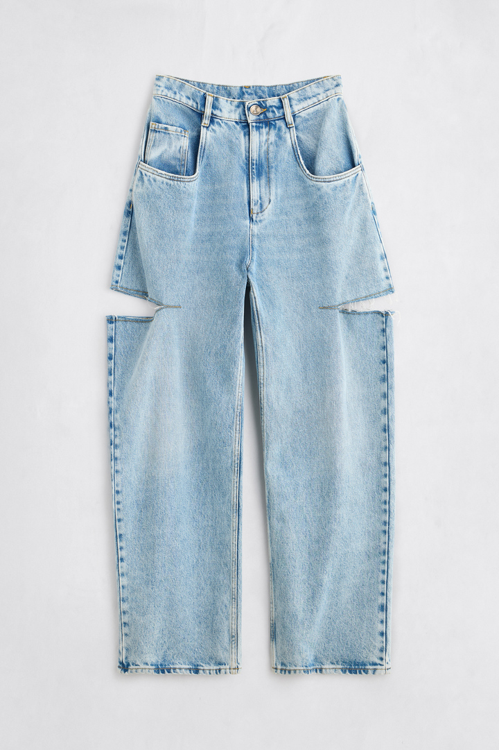 Blue jeans Denim jeans with slash details | Maison Margiela Official