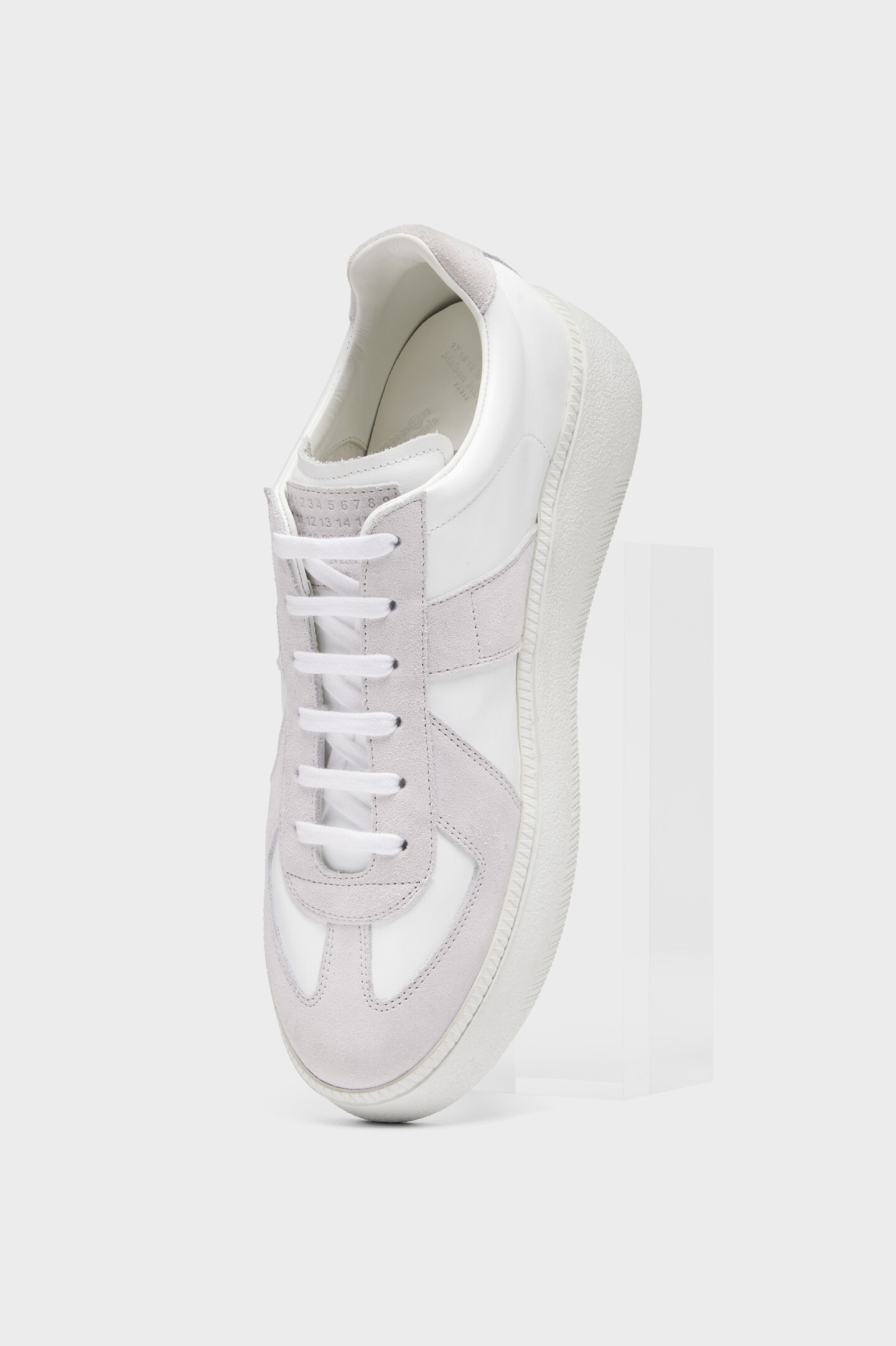 White Replica Wedge Sneaker | Maison Margiela Official