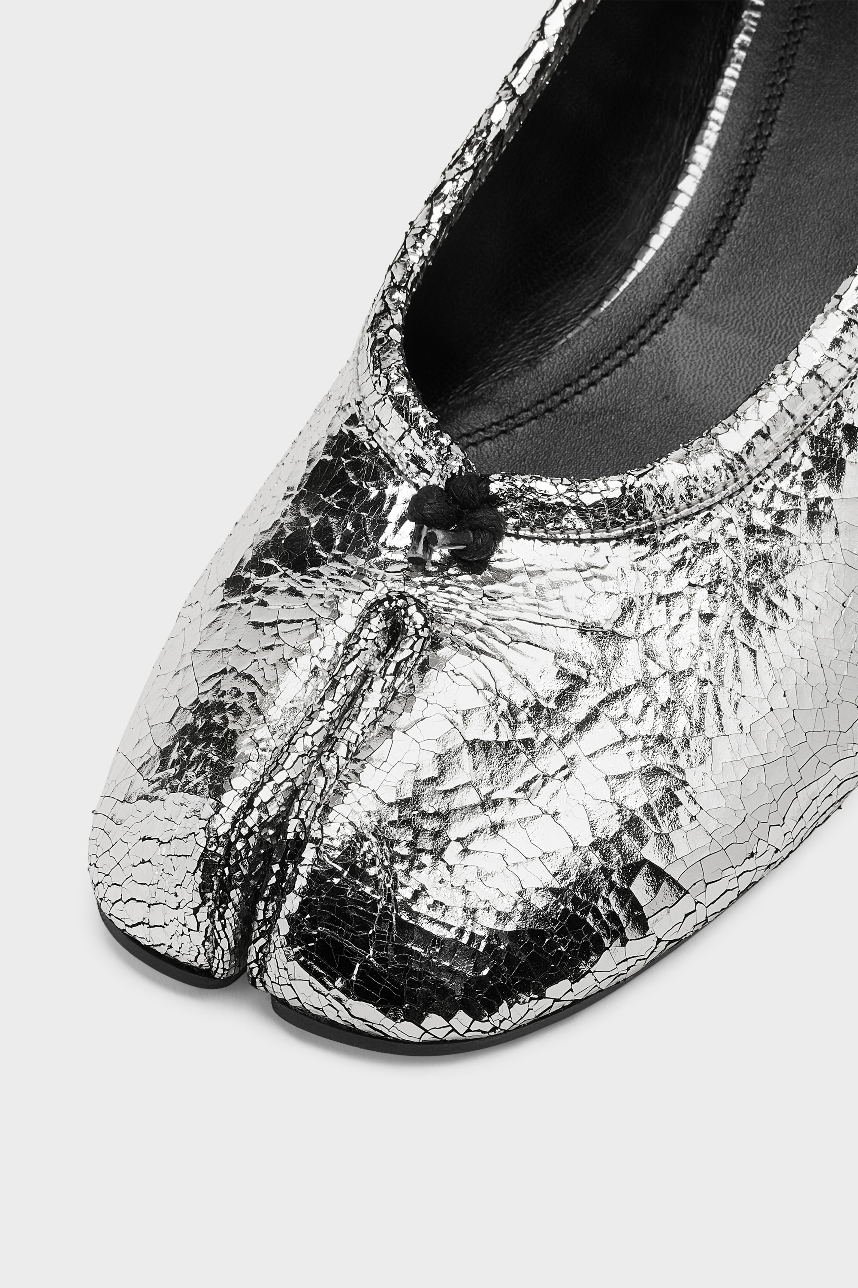 Ballerines Maison Margiela Tabi - Cuir Miroir Cassé - Taille EU 40 / US 10 - Occasion