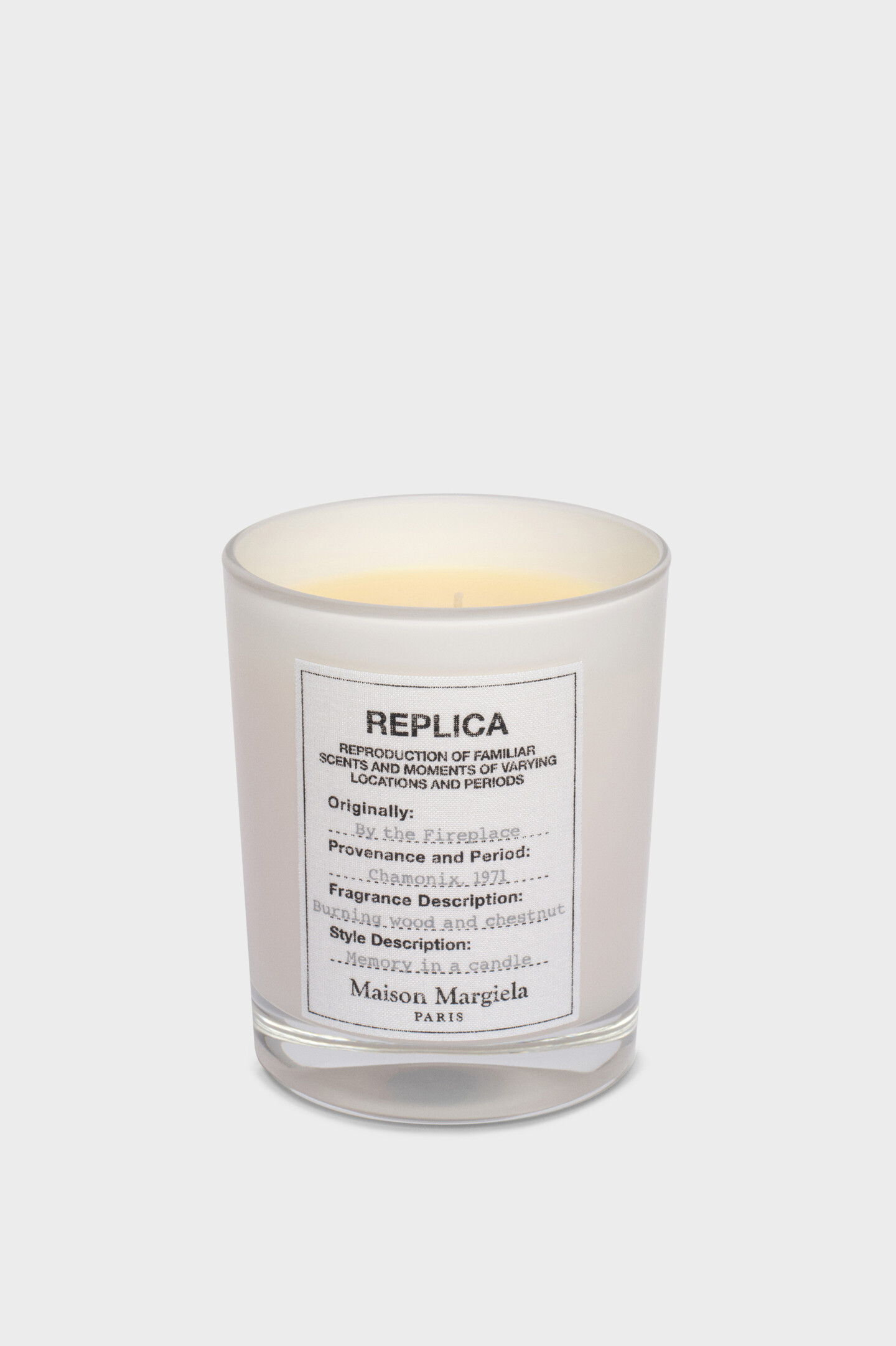 Silver Replica By the Fireplace candle | Maison Margiela Official