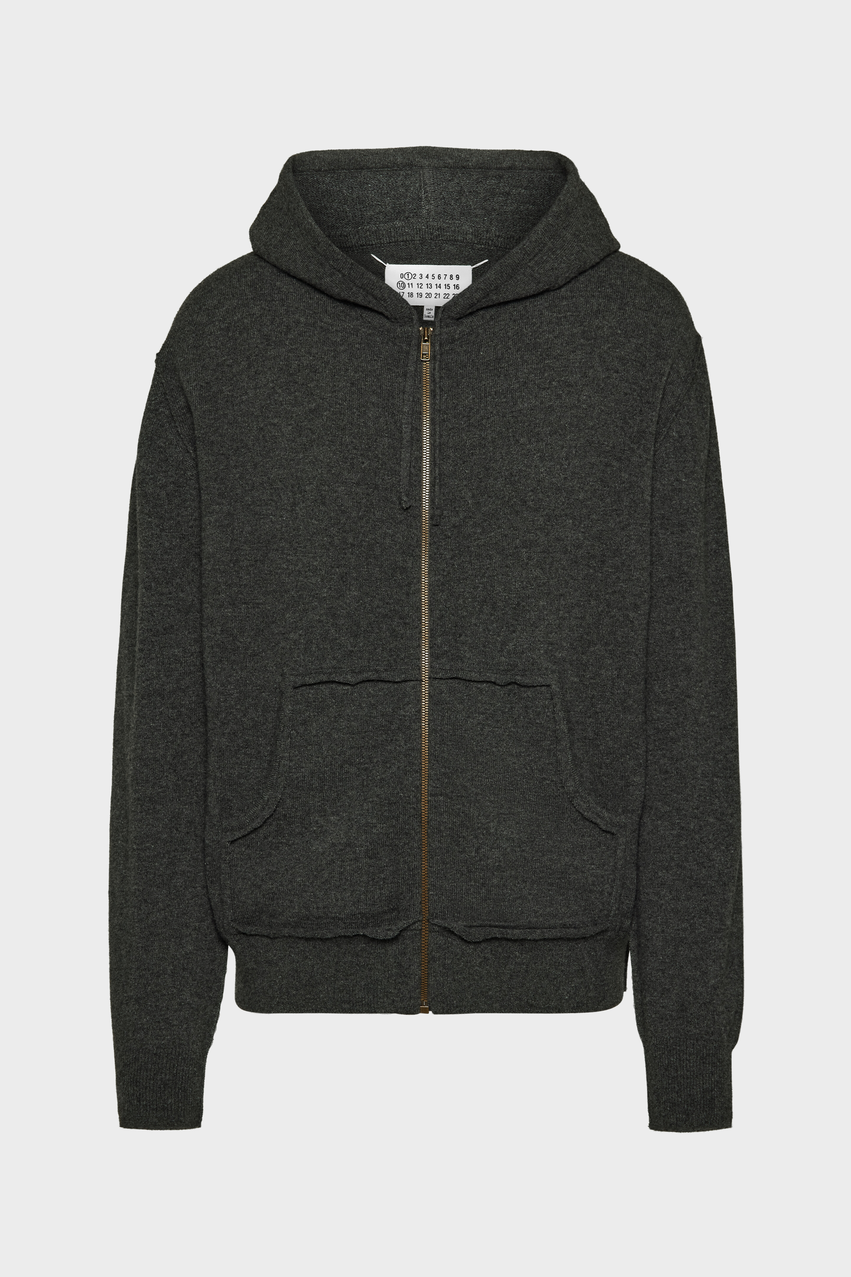 Décortiqué cashmere knit hoodie | Maison Margiela