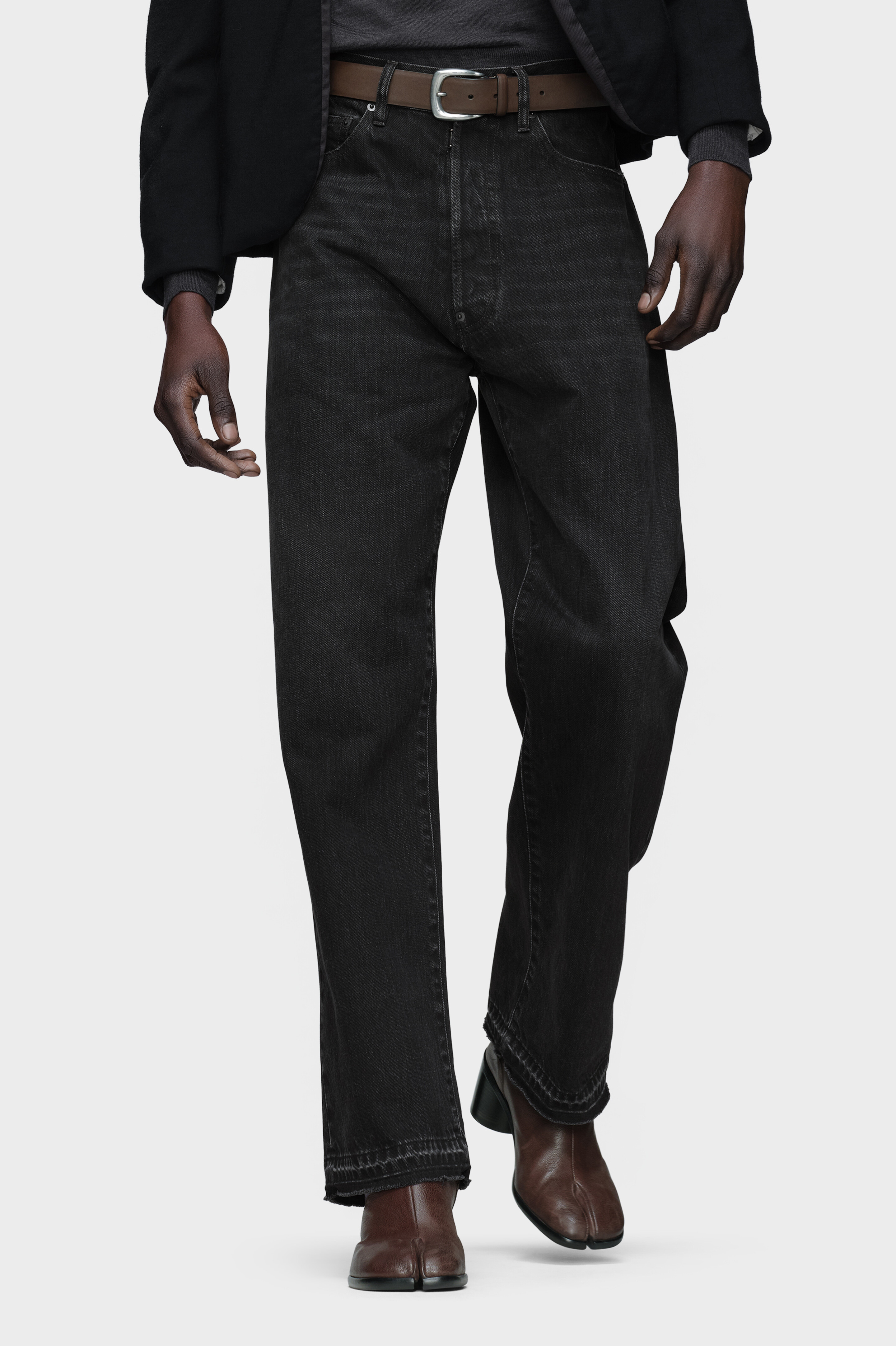 Men's Black Straight-Leg Jeans | Maison Margiela