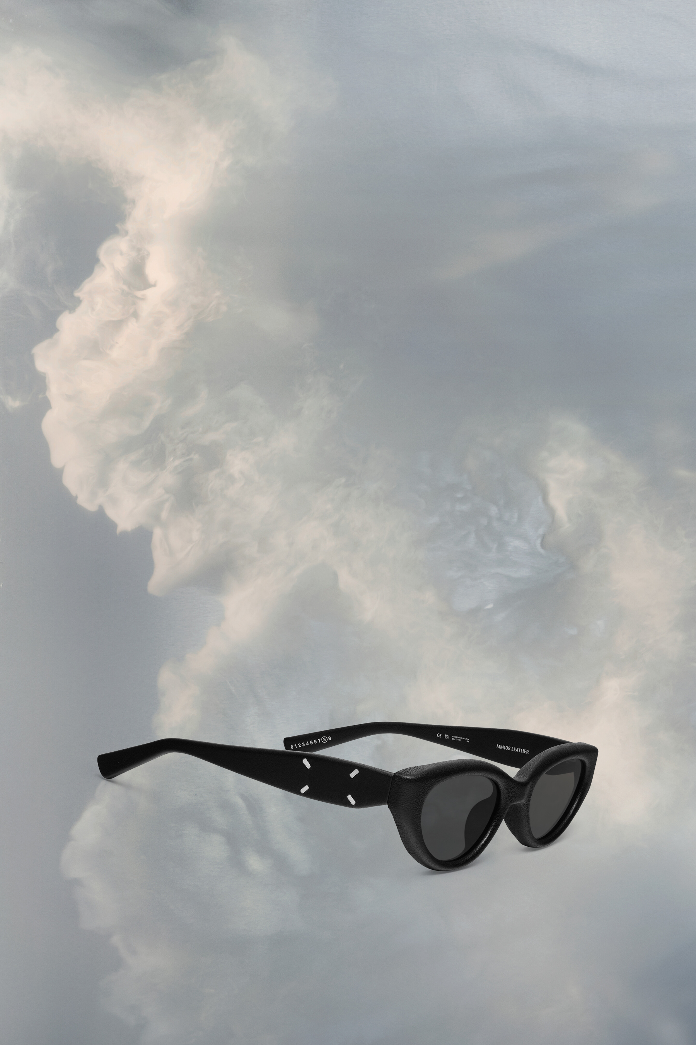 Black MM X Gentle Monster MM108 LEATHER | Maison Margiela Official