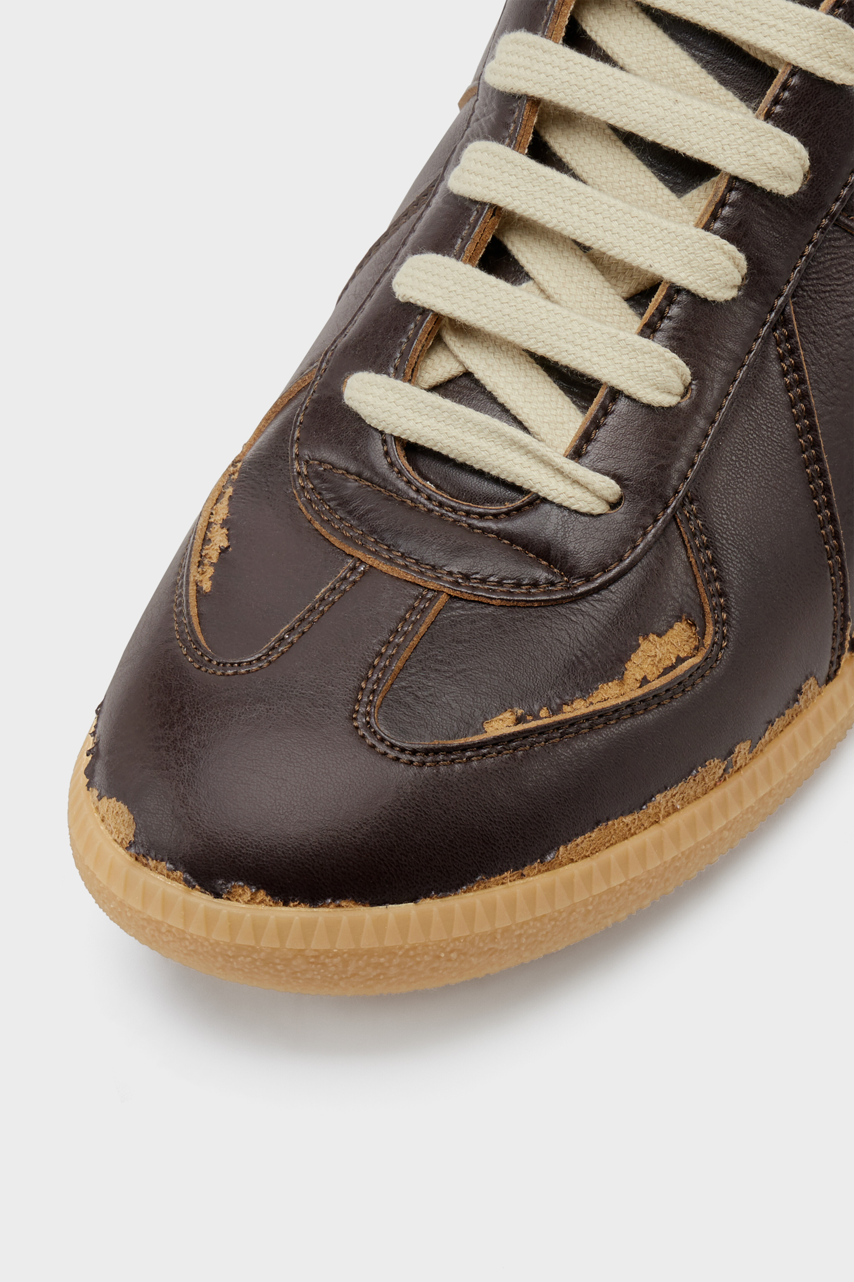 Men's Brown Replica Sneakers | Maison Margiela