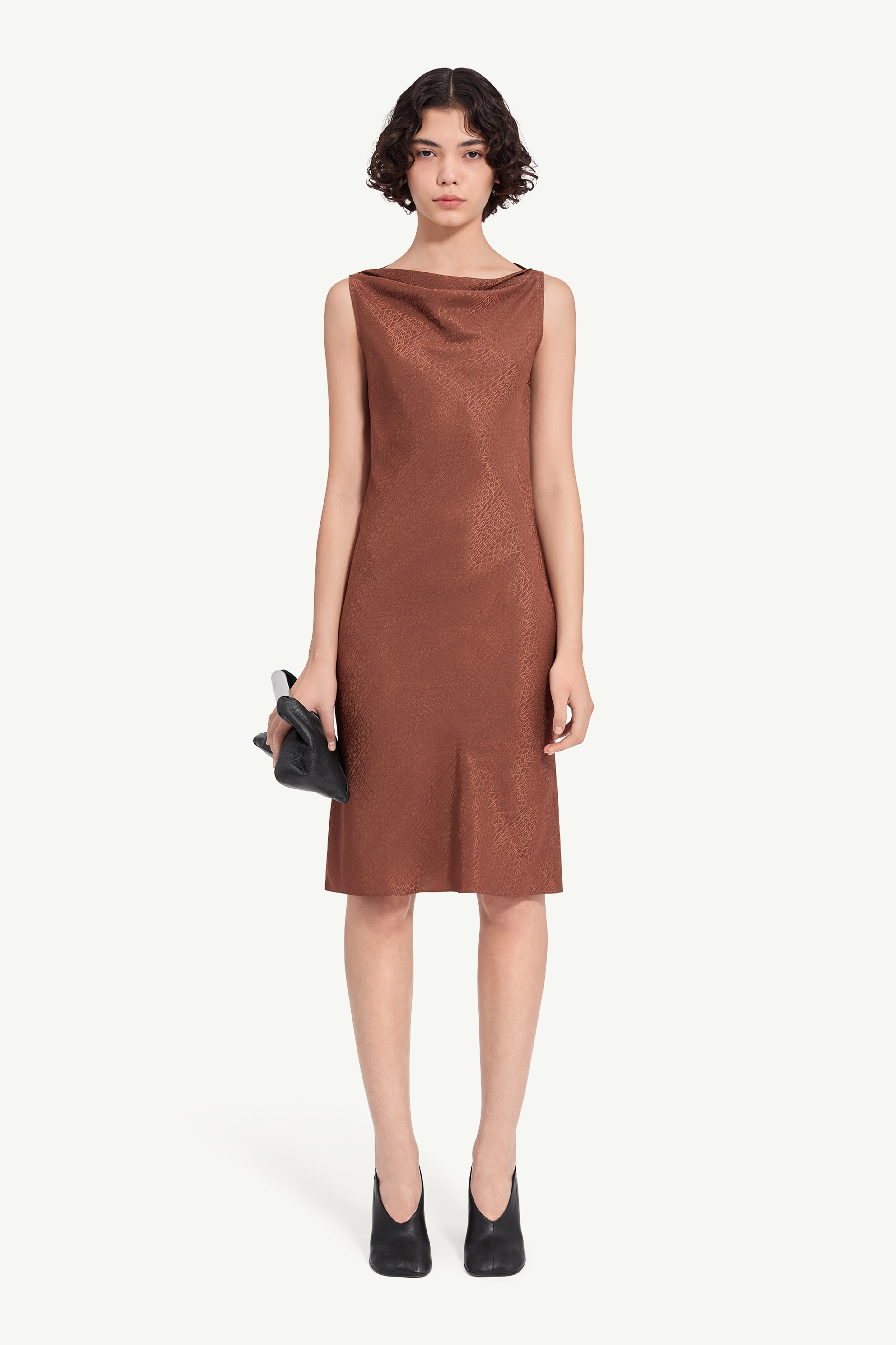 Kleid aus Jacquard-Gewebe