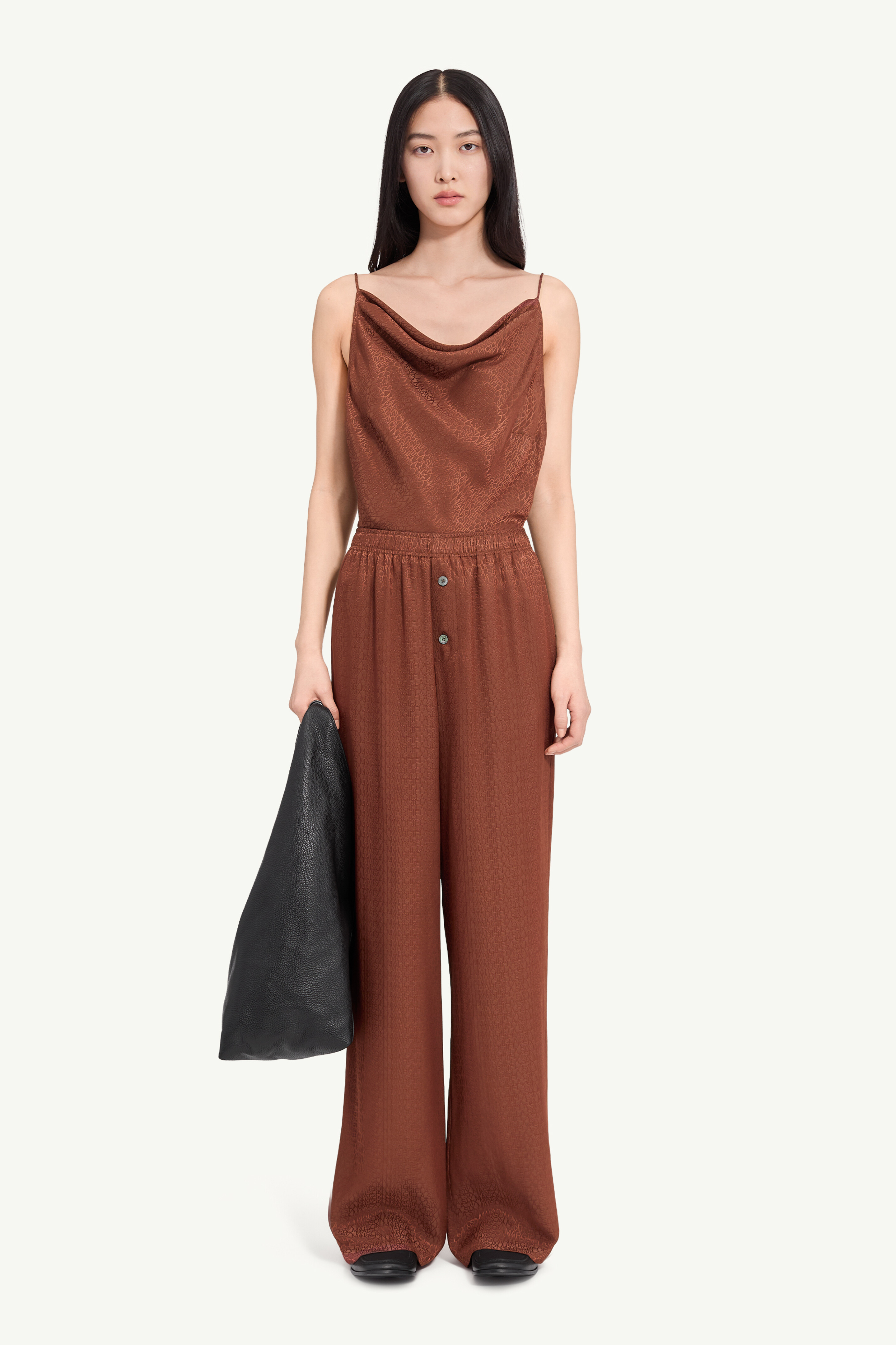 Maison Margiela ビスコースブレンド ジャカードトラウザーズ