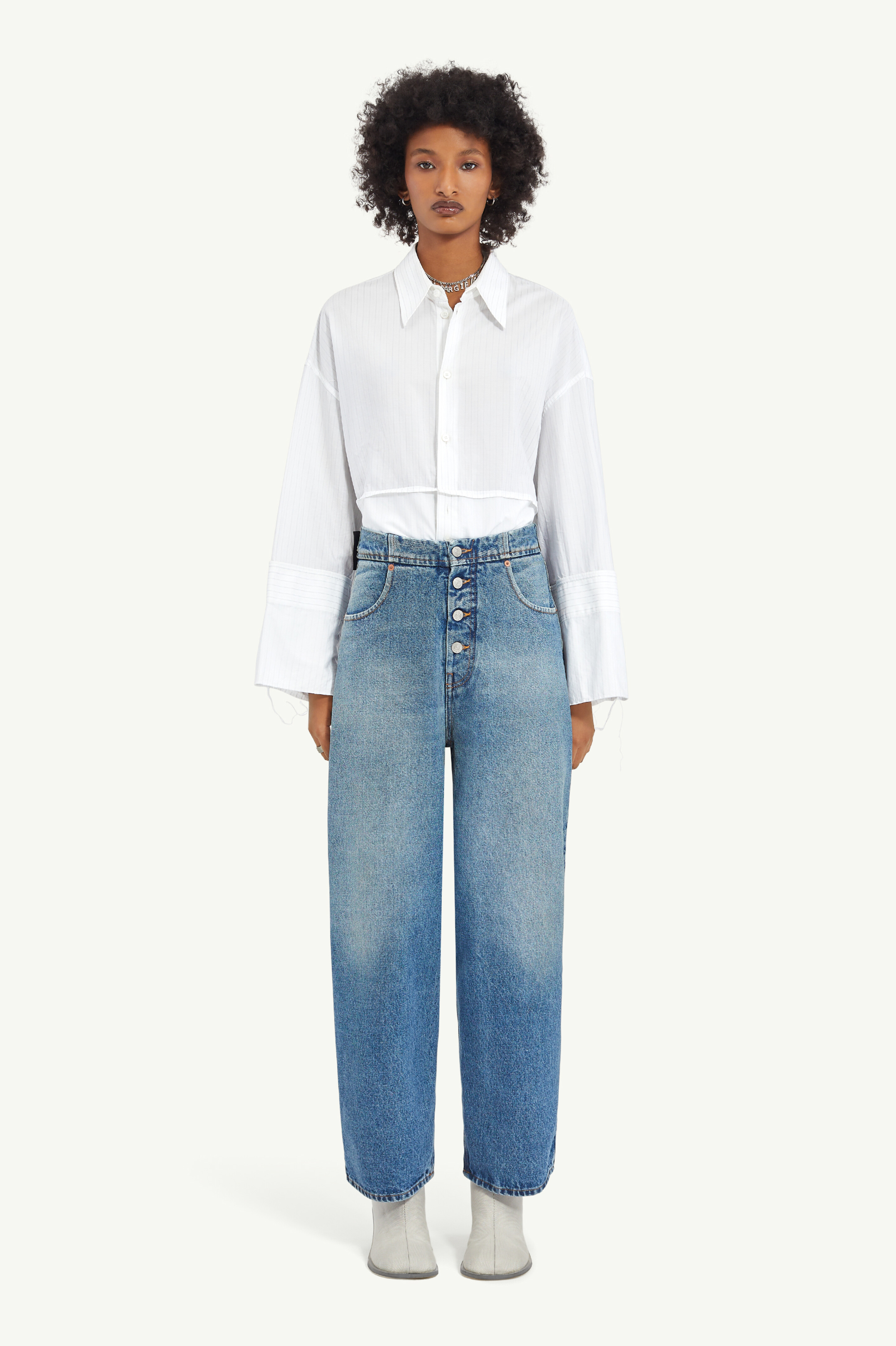 Light Blue Denim Trousers