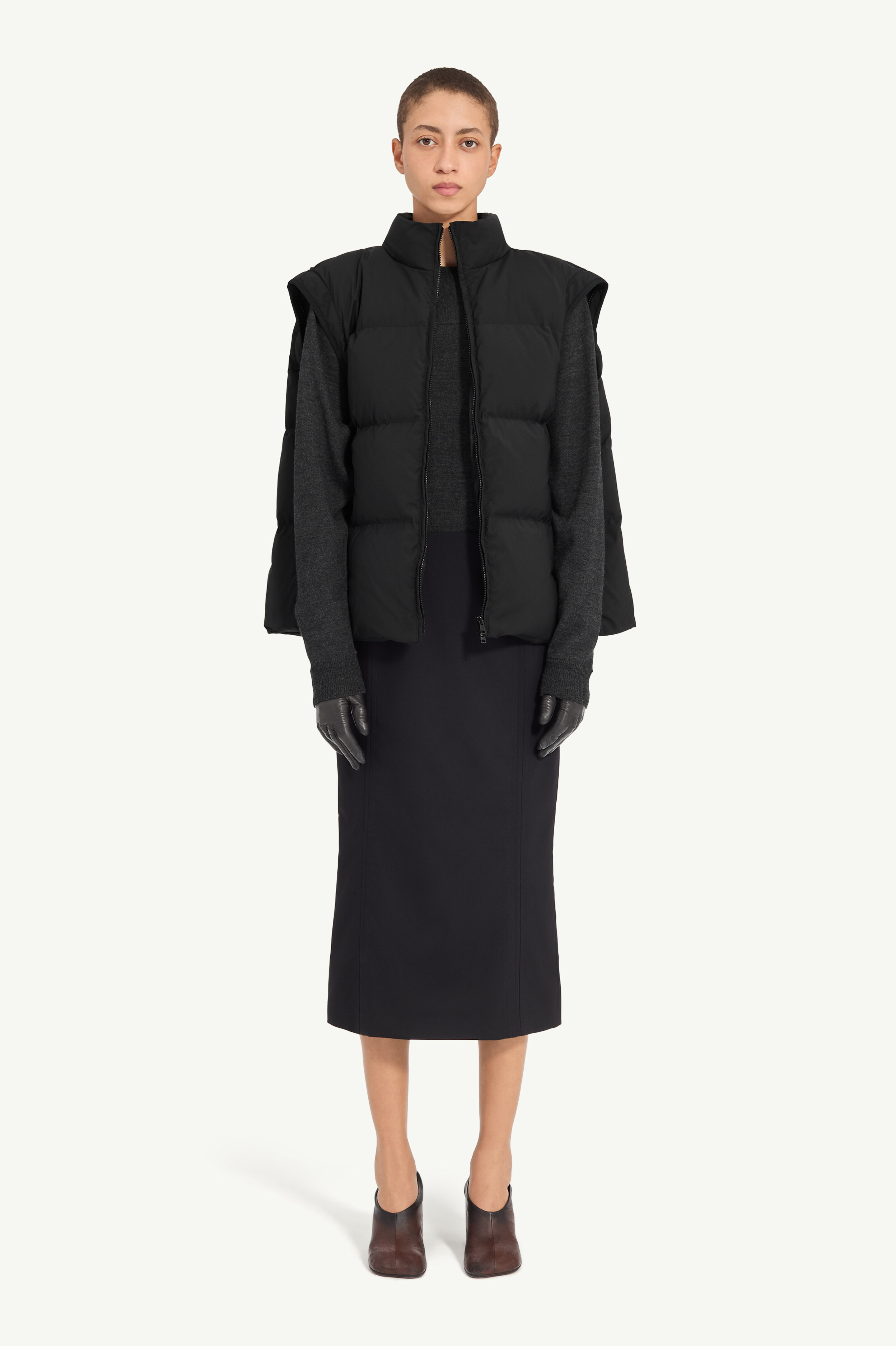 Multi-wear padded jacket