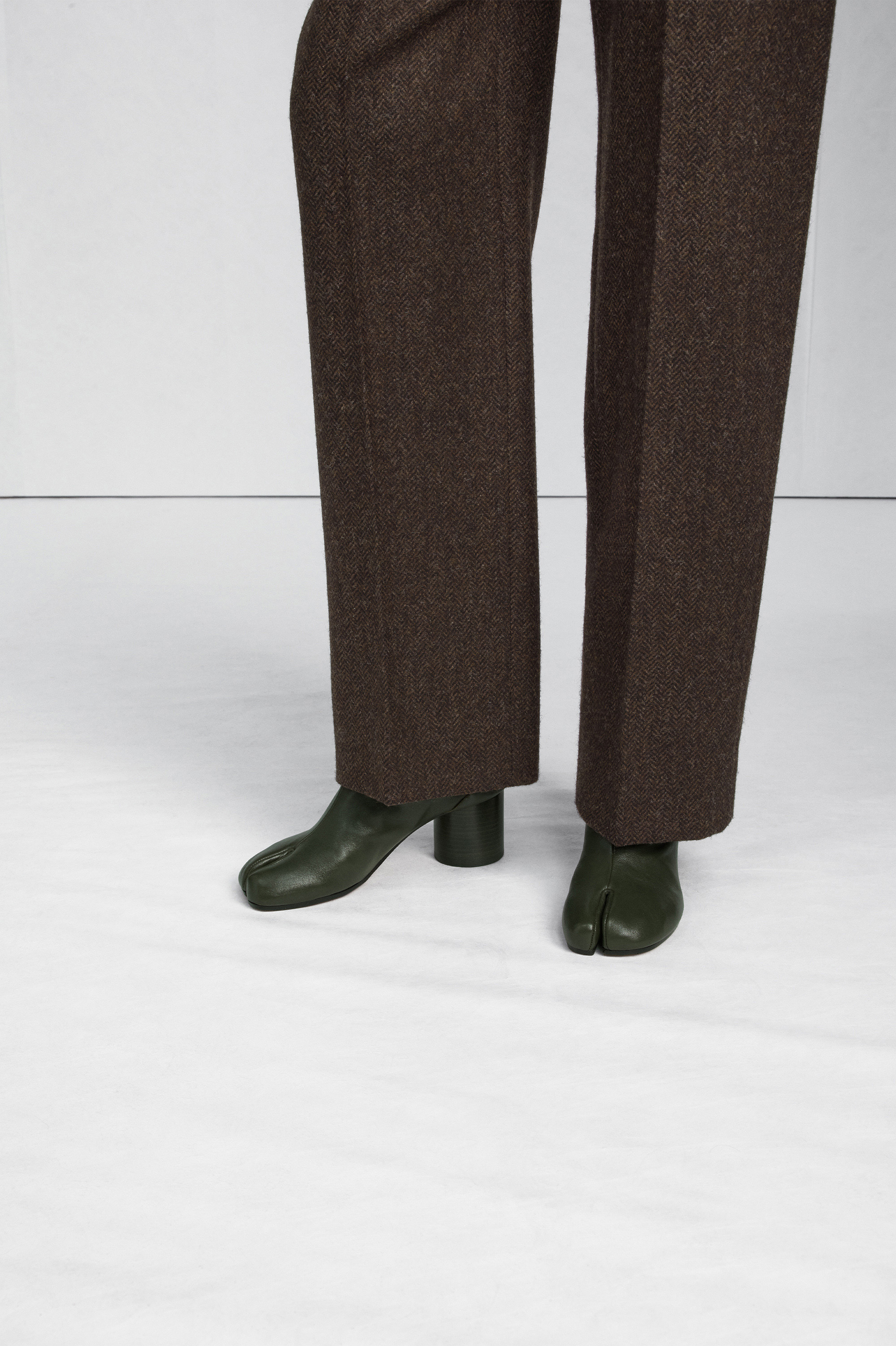 Military Green Tabi ankle boots | Maison Margiela Official
