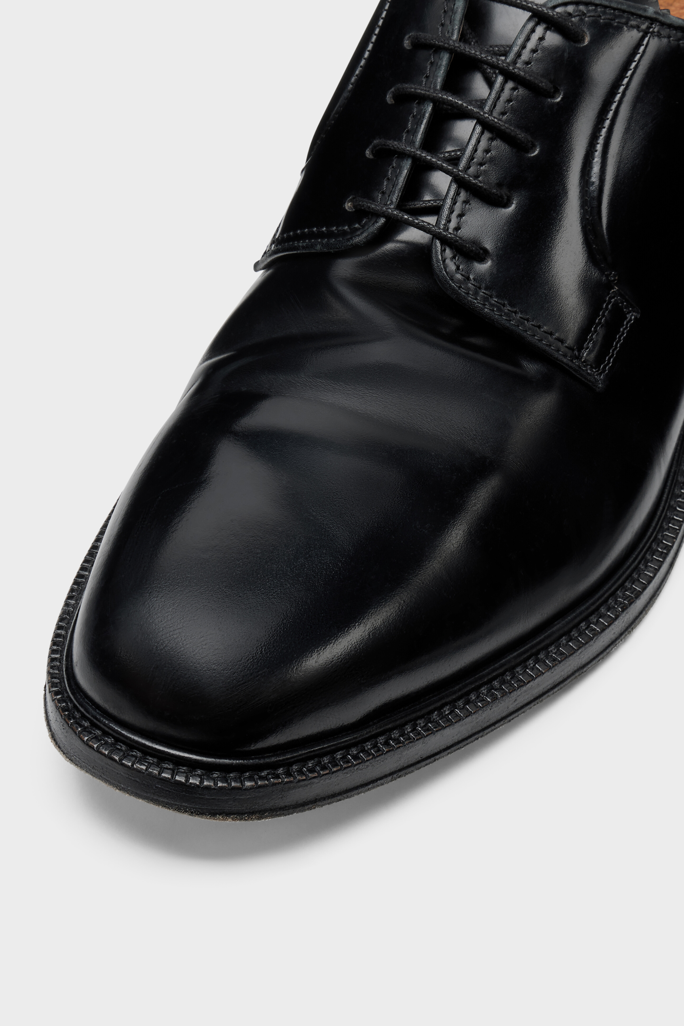 激レア　マルタンマルジェラ　ブラック ドレスシューズ 39 釘ソール Men's Black Leather Loved To Death Derbies | Maison Margiela