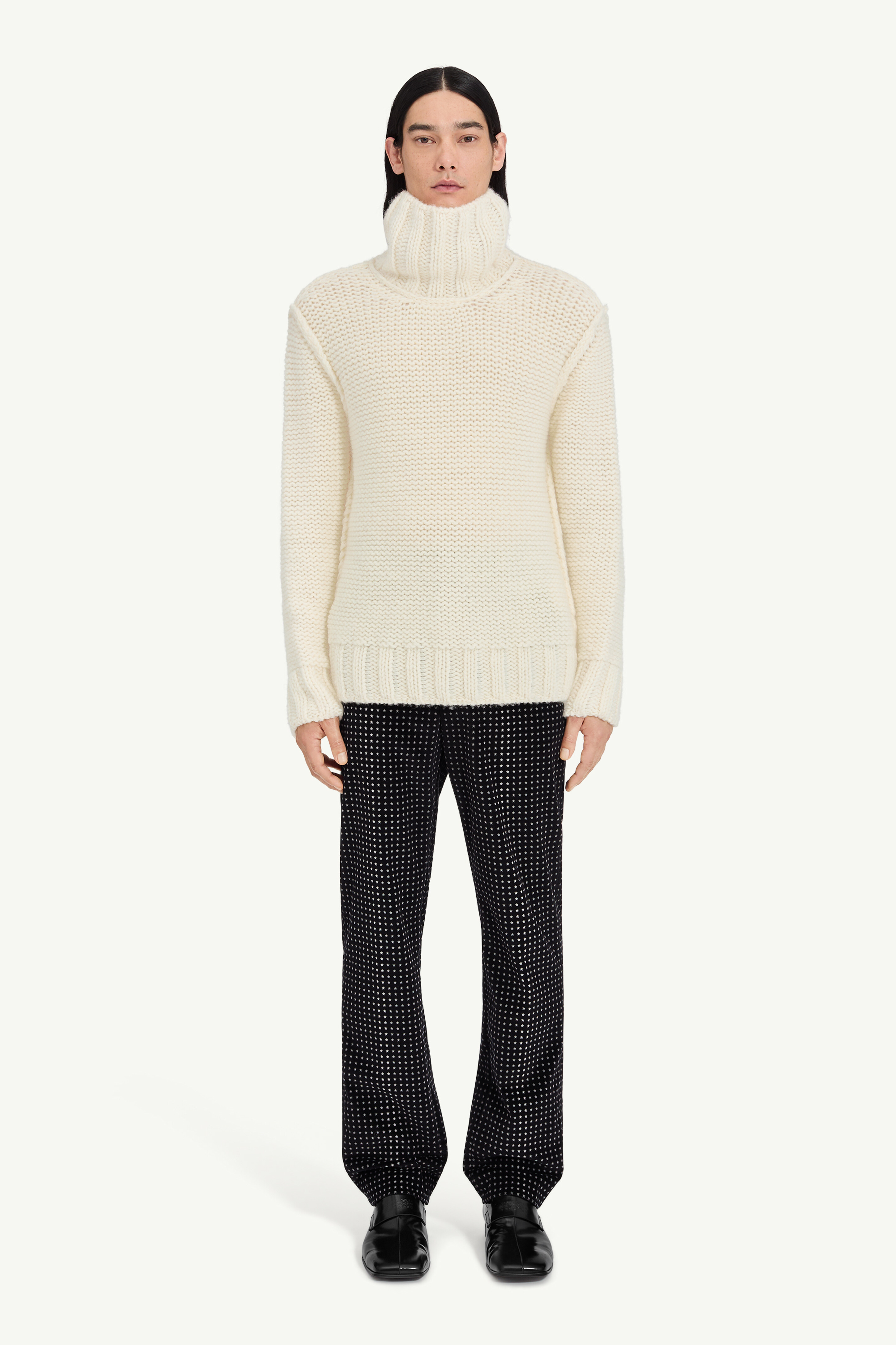 ノートルエモア　back hole Volume Knit ニット back hole Volume Knit【12月上旬～配送】 – NOTRE émor