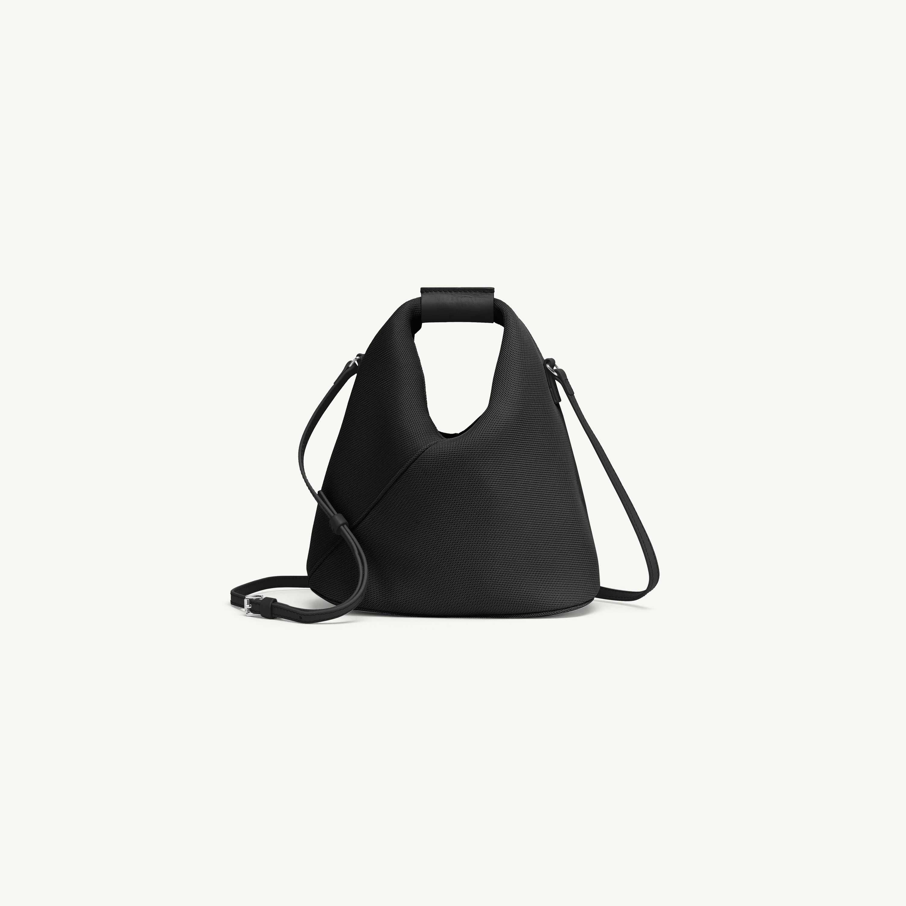 Black Mesh Japanese Crossbody Shoulder Bag | Maison Margiela