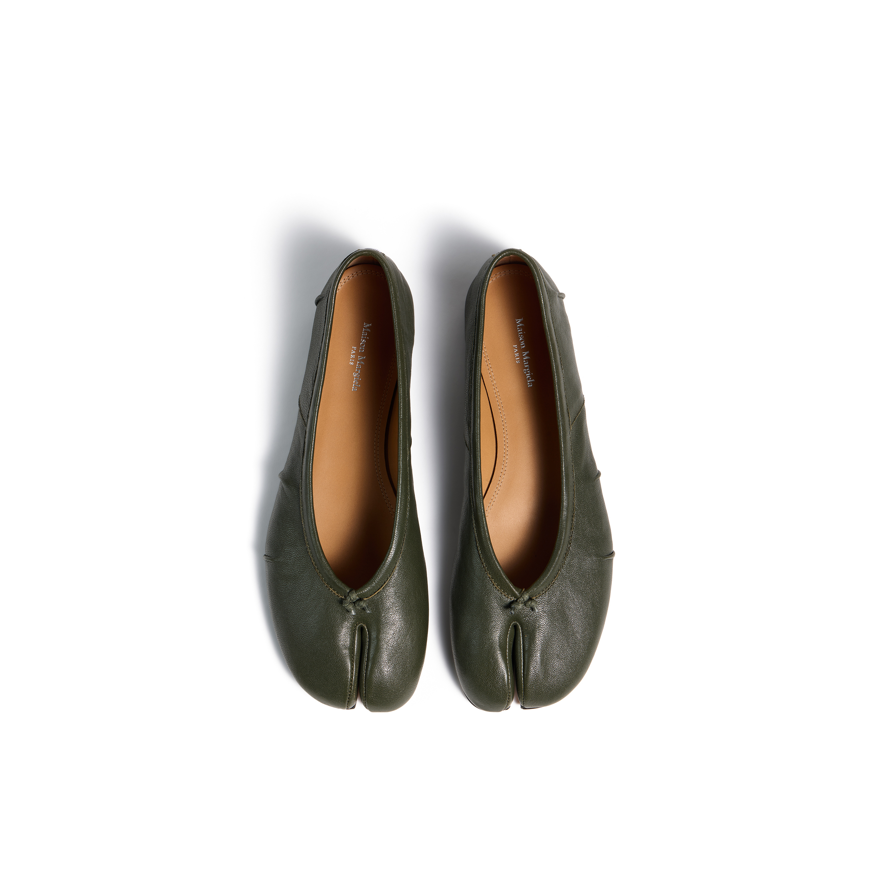 Military Green Tabi Ballerina | Maison Margiela Official