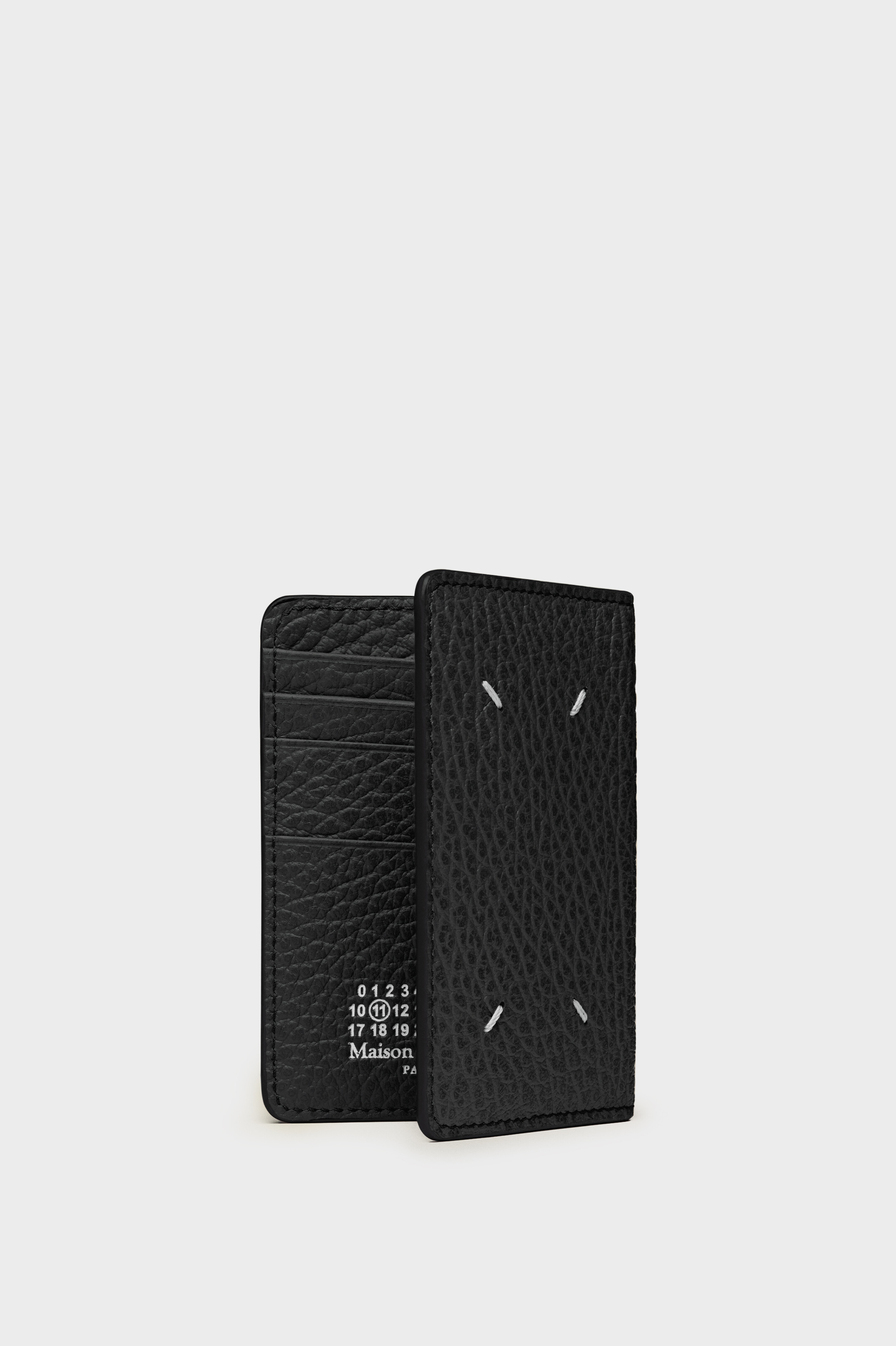 Black Leather Wallet Bifold | Maison Margiela