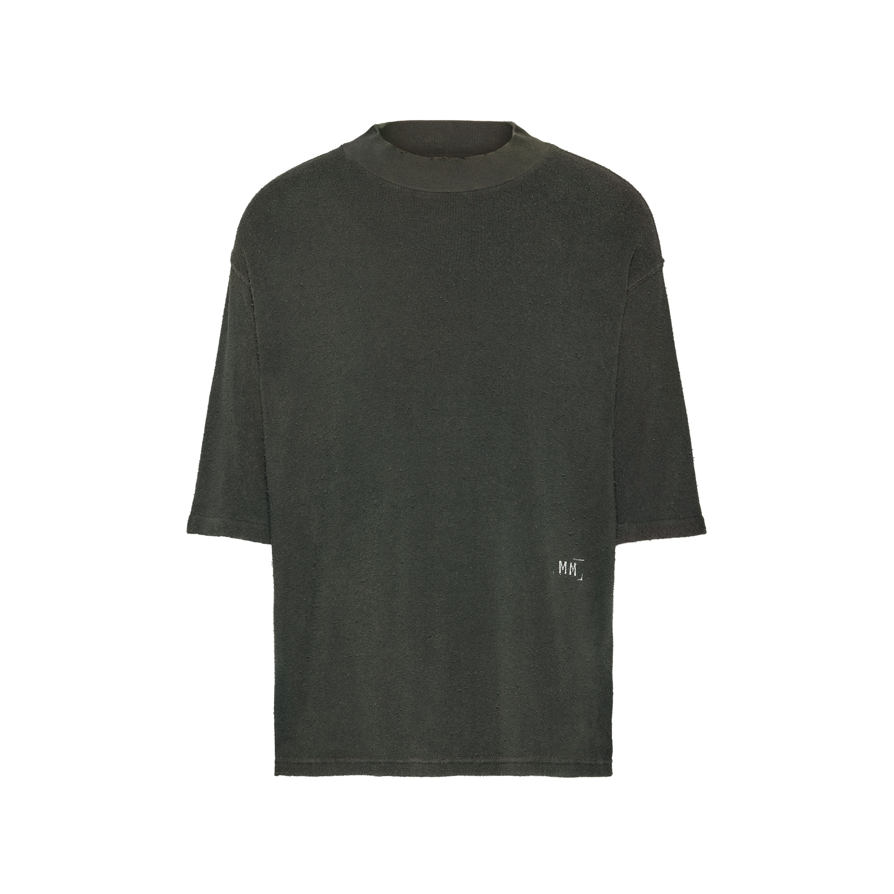 Black Cotton Stamped T-Shirt | Maison Margiela