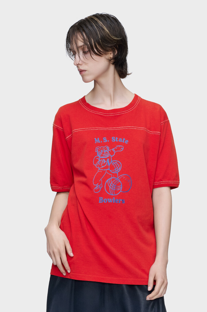 Cotton varsity T-shirt