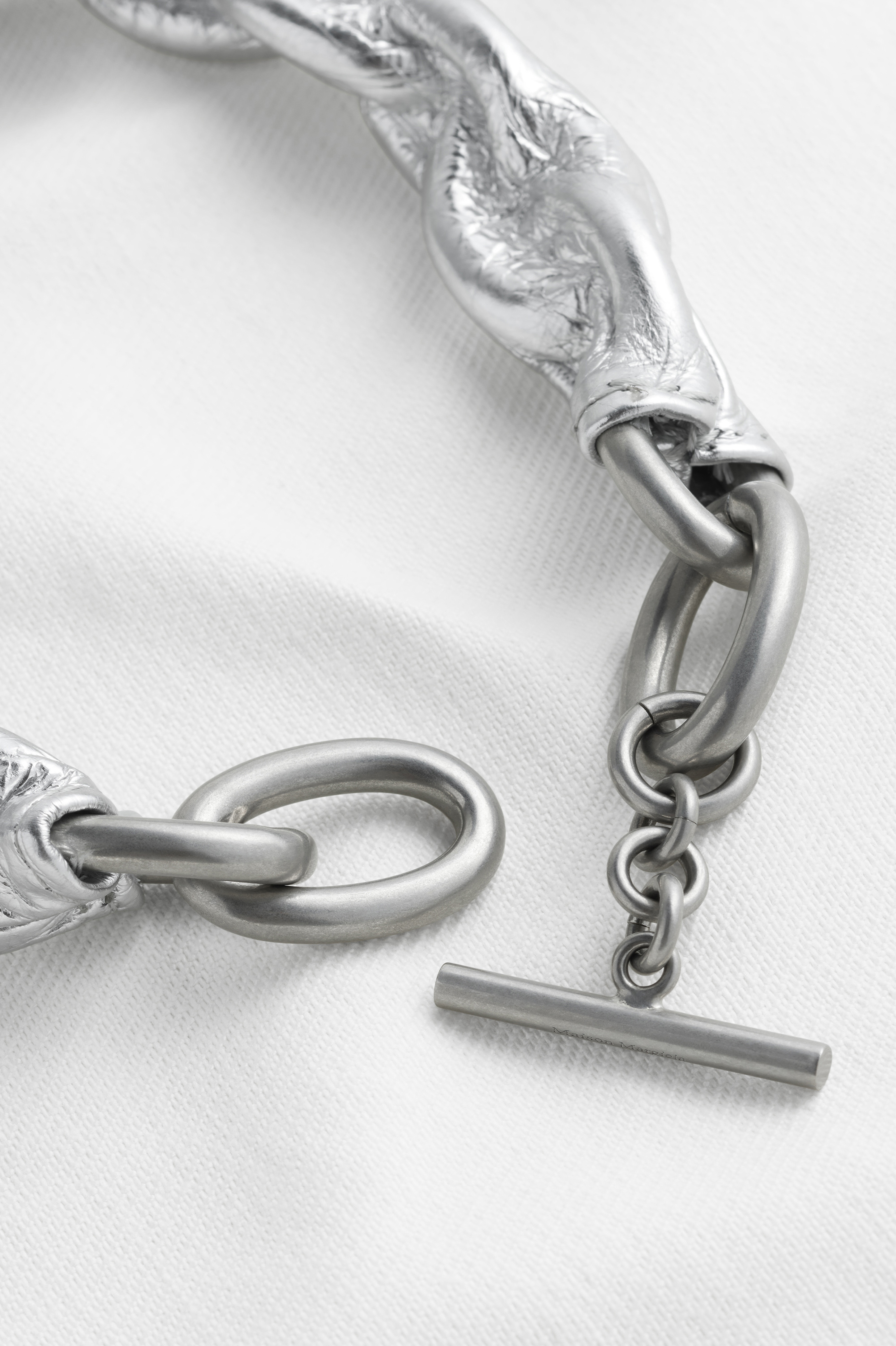 Silver Link Big Chain Choker | Maison Margiela Official