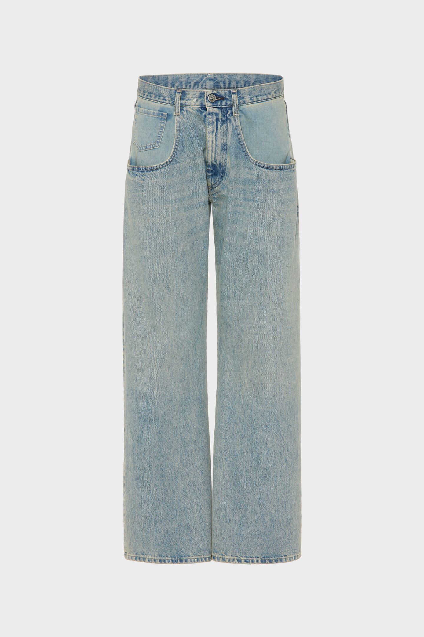 Light Blue Straight-Leg Jeans | Maison Margiela Official