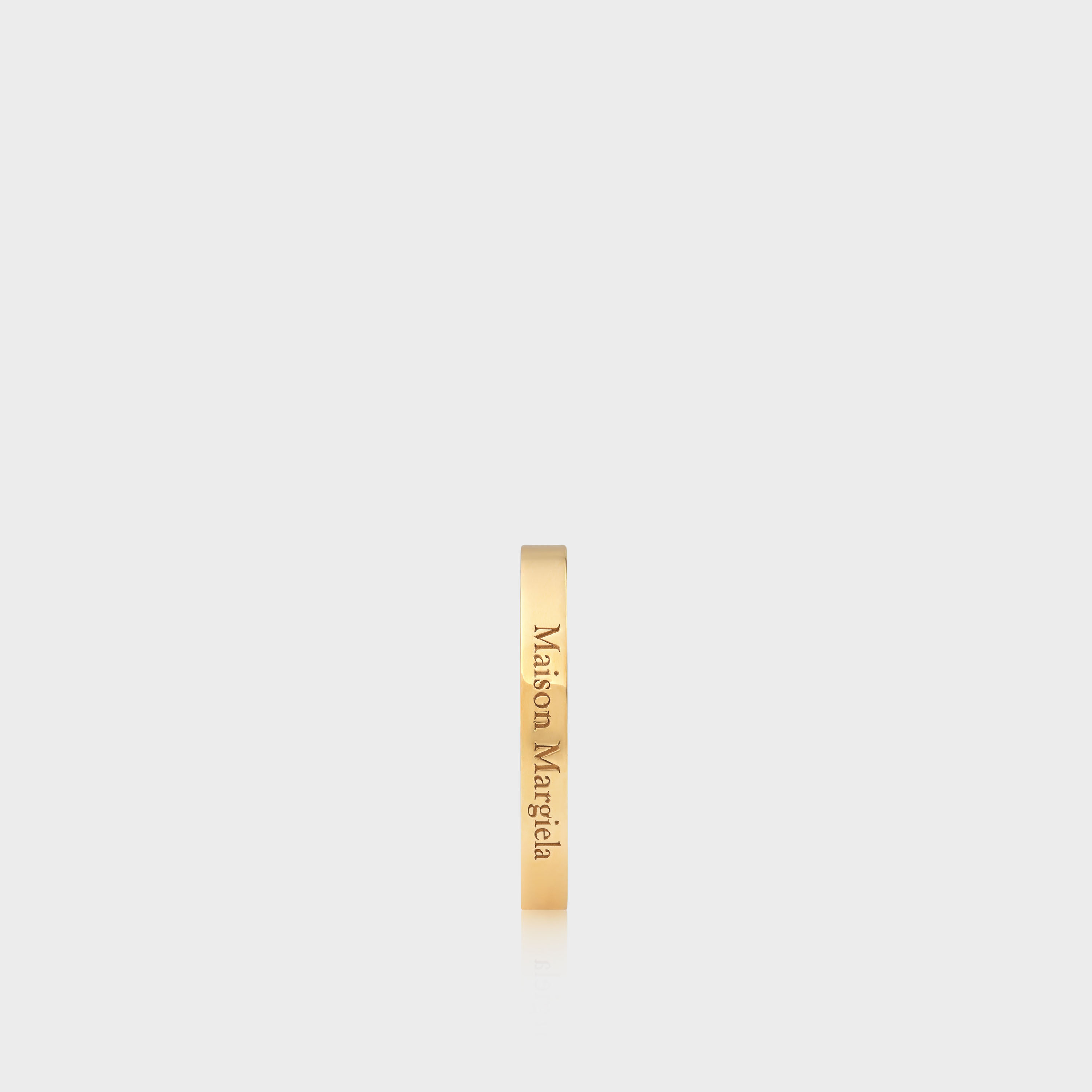 正規品【Maison Margiela】 Gold Logo Ring リング LOGO REFERENCE RING 3 MM