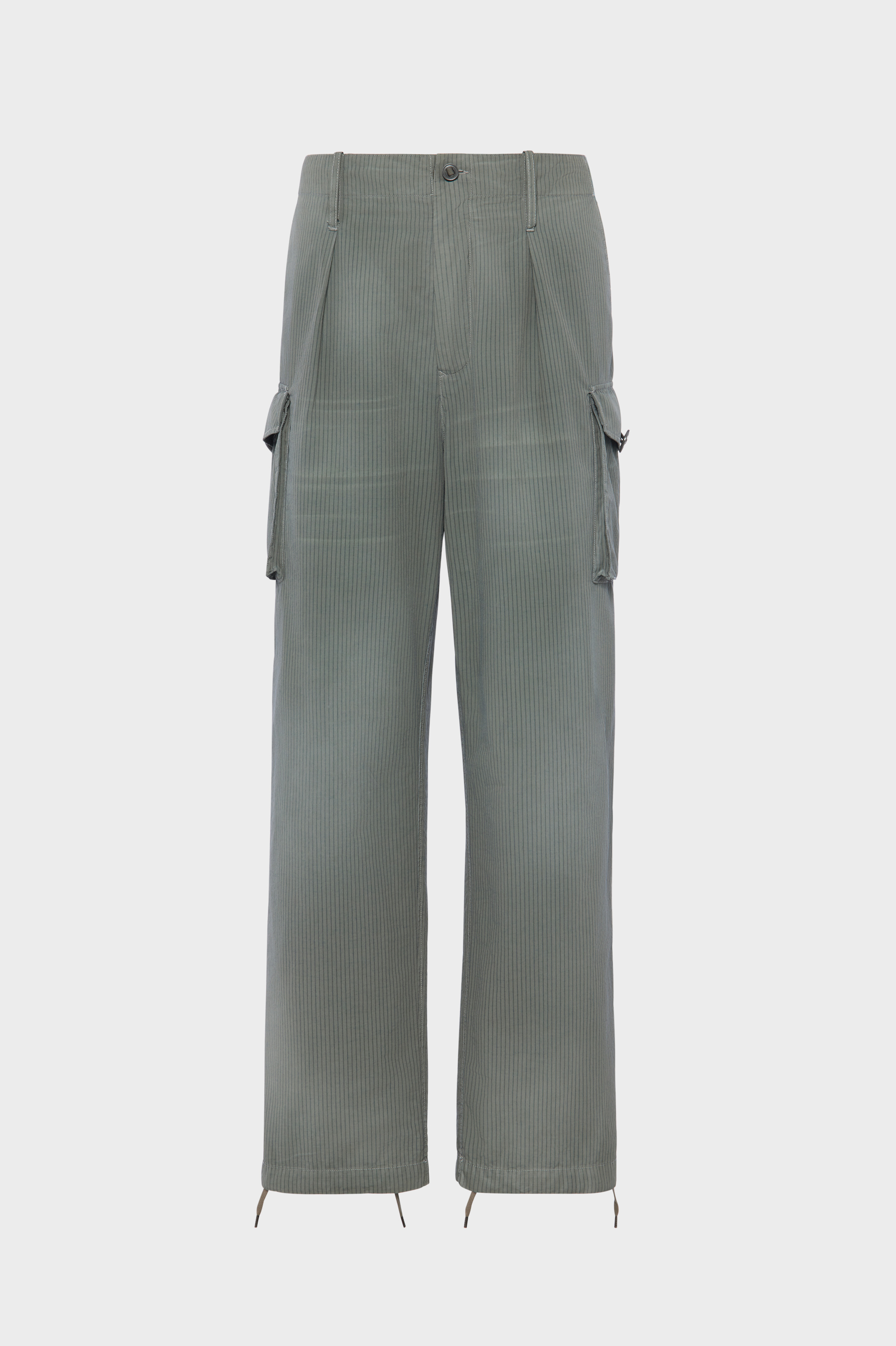Cotton-blend cargo trousers