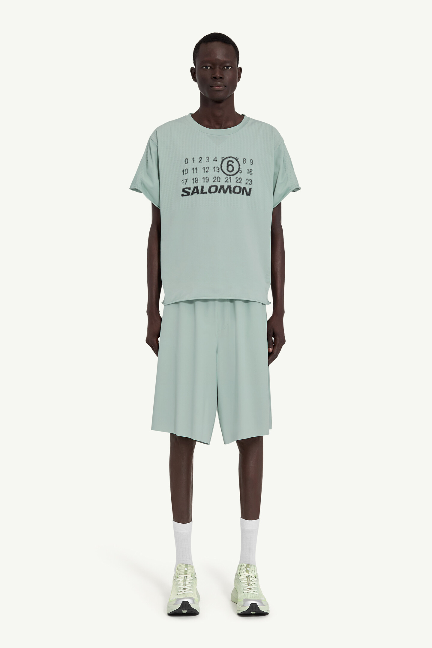 Brown MM6 x Salomon Seamless T-shirt | MM6 Official